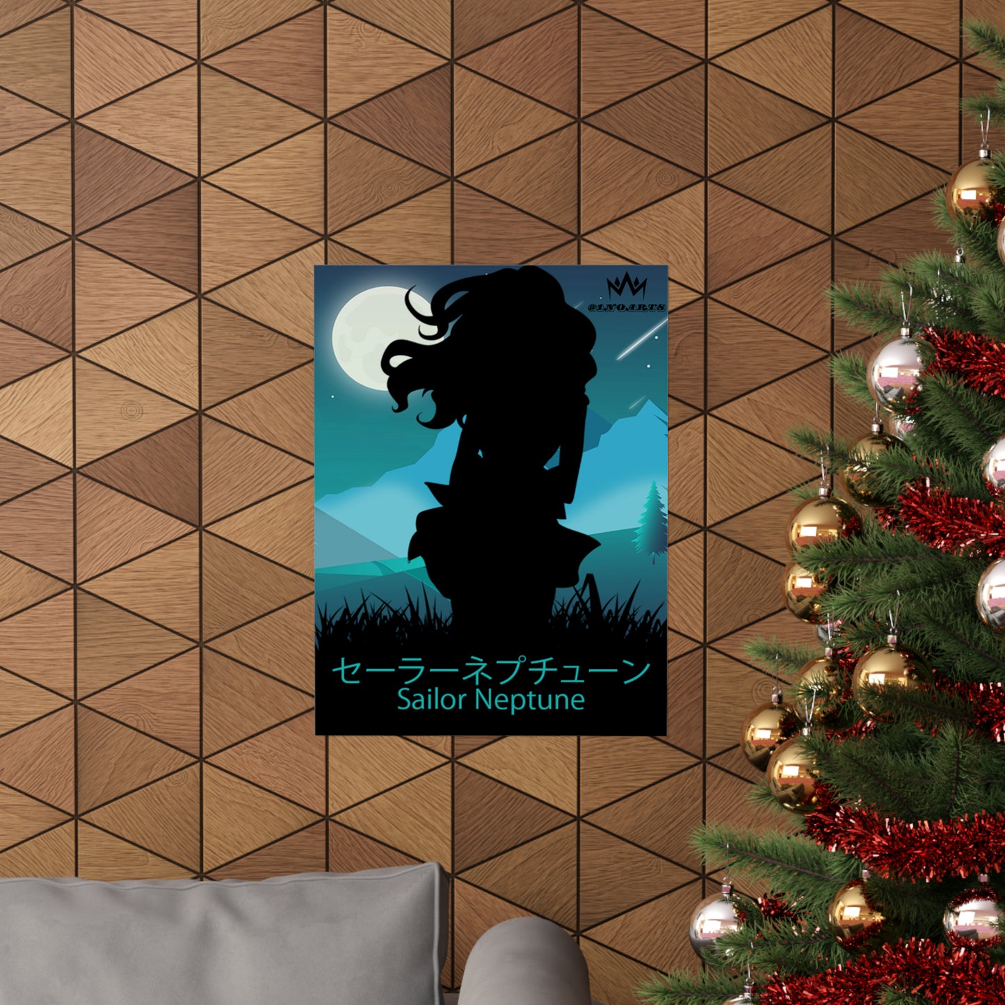 Sailor Neptune Minimalist Poster #5 - Collective Prints