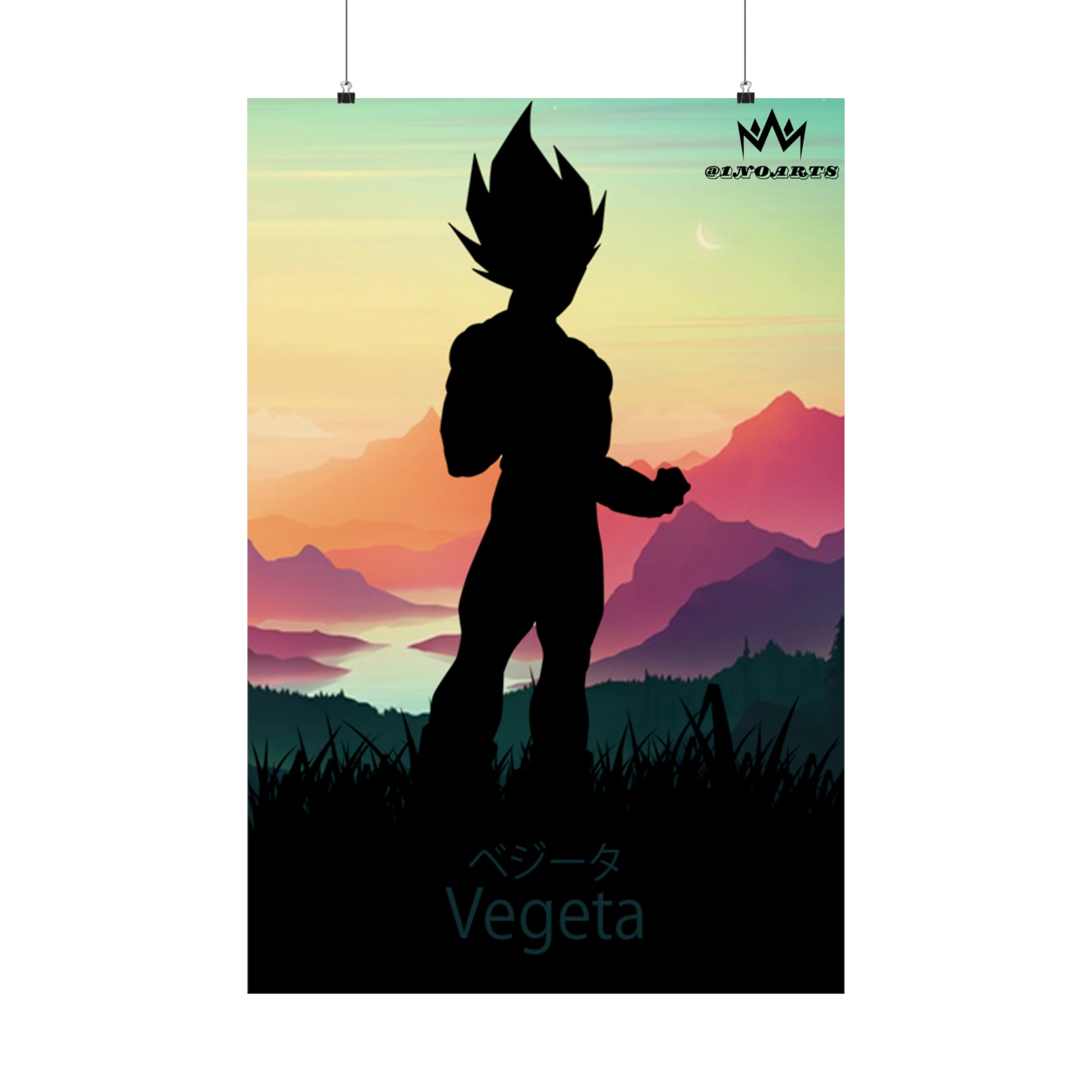 Vegeta Minimalist Poster #4 - Collective Prints