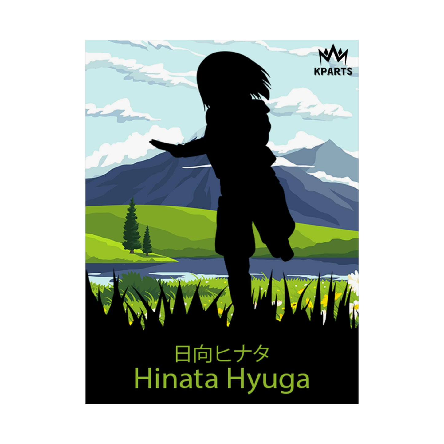 Hinata Hyuga Minimalist Poster #3