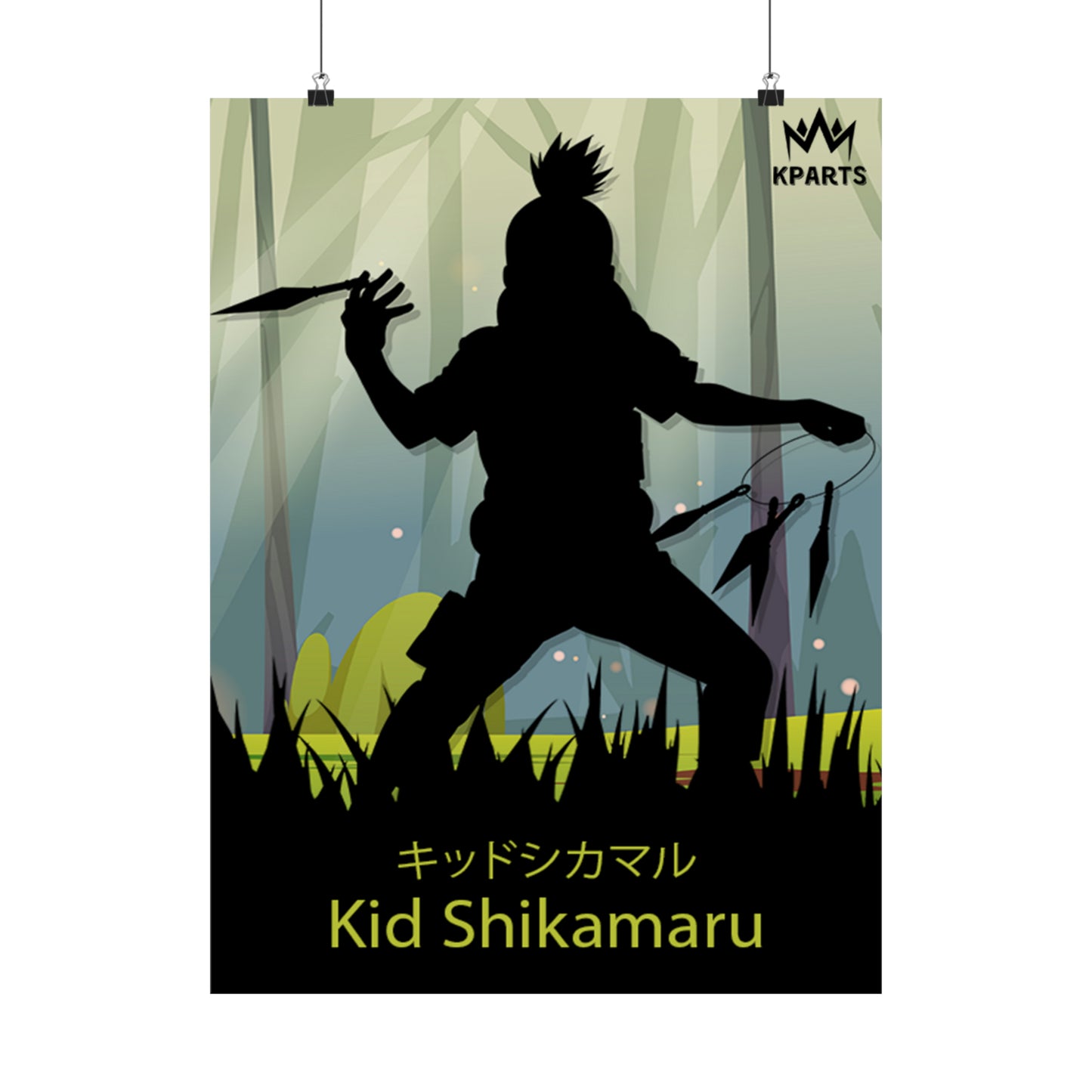 Shikamaru Nara (Kid) Minimalist Poster #17