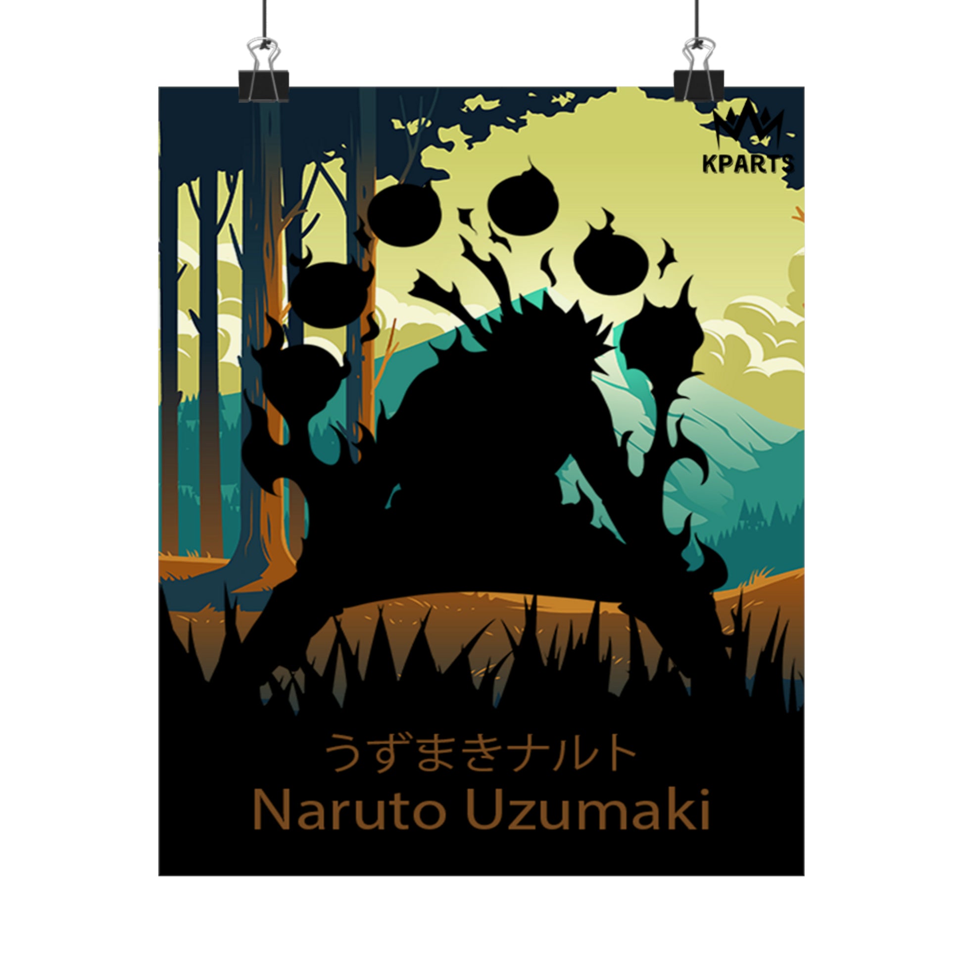 Naruto Uzumaki Minimalist Poster #3 - Collective Prints