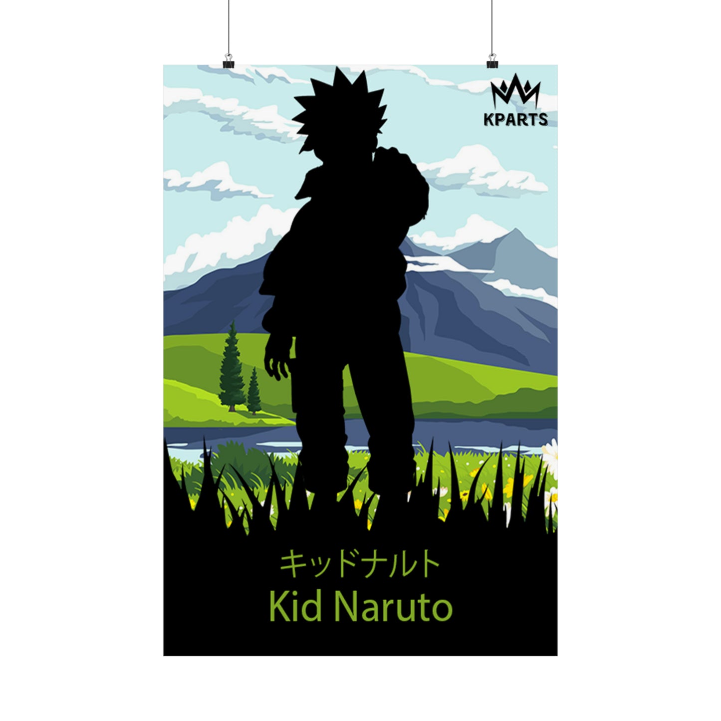 Naruto Uzumaki (Kid) Minimalist Poster #14 - Collective Prints