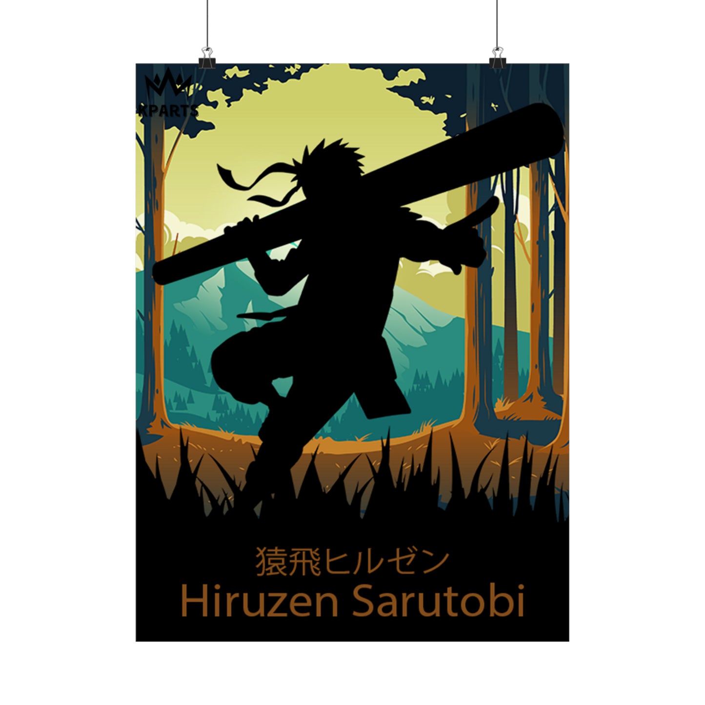 Hiruzen Sarutobi Minimalist Poster #6