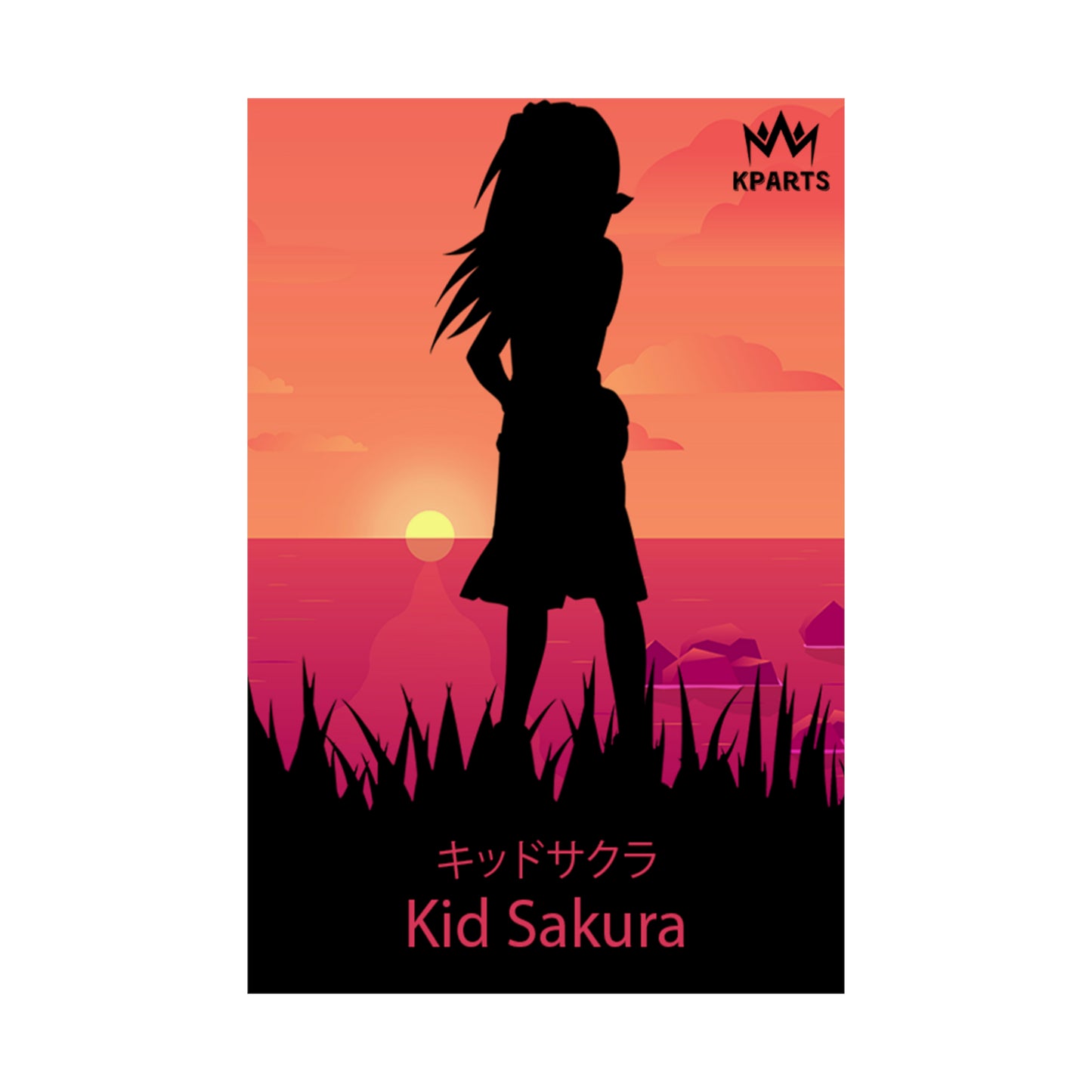 Sakura Haruno (Kid) Minimalist Poster #17 - Collective Prints