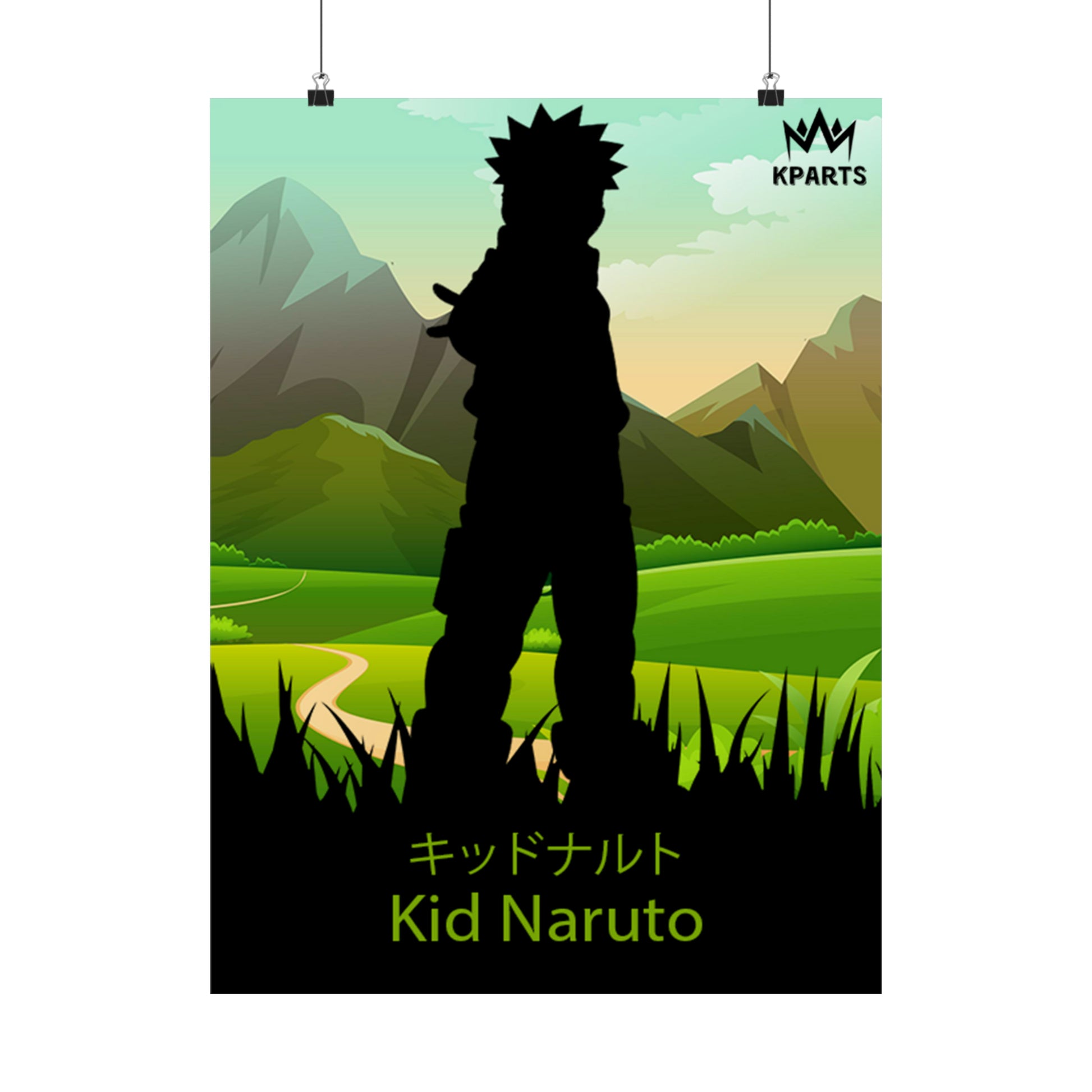 Naruto Uzumaki (Kid) Minimalist Poster #16 - Collective Prints