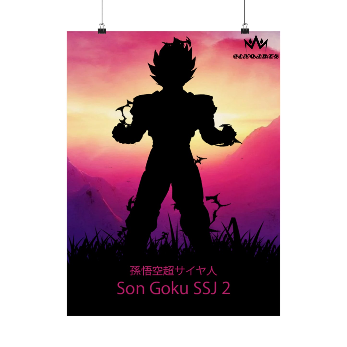 Son Goku Super Saiyan 2 Minimalist Poster #2 - Collective Prints