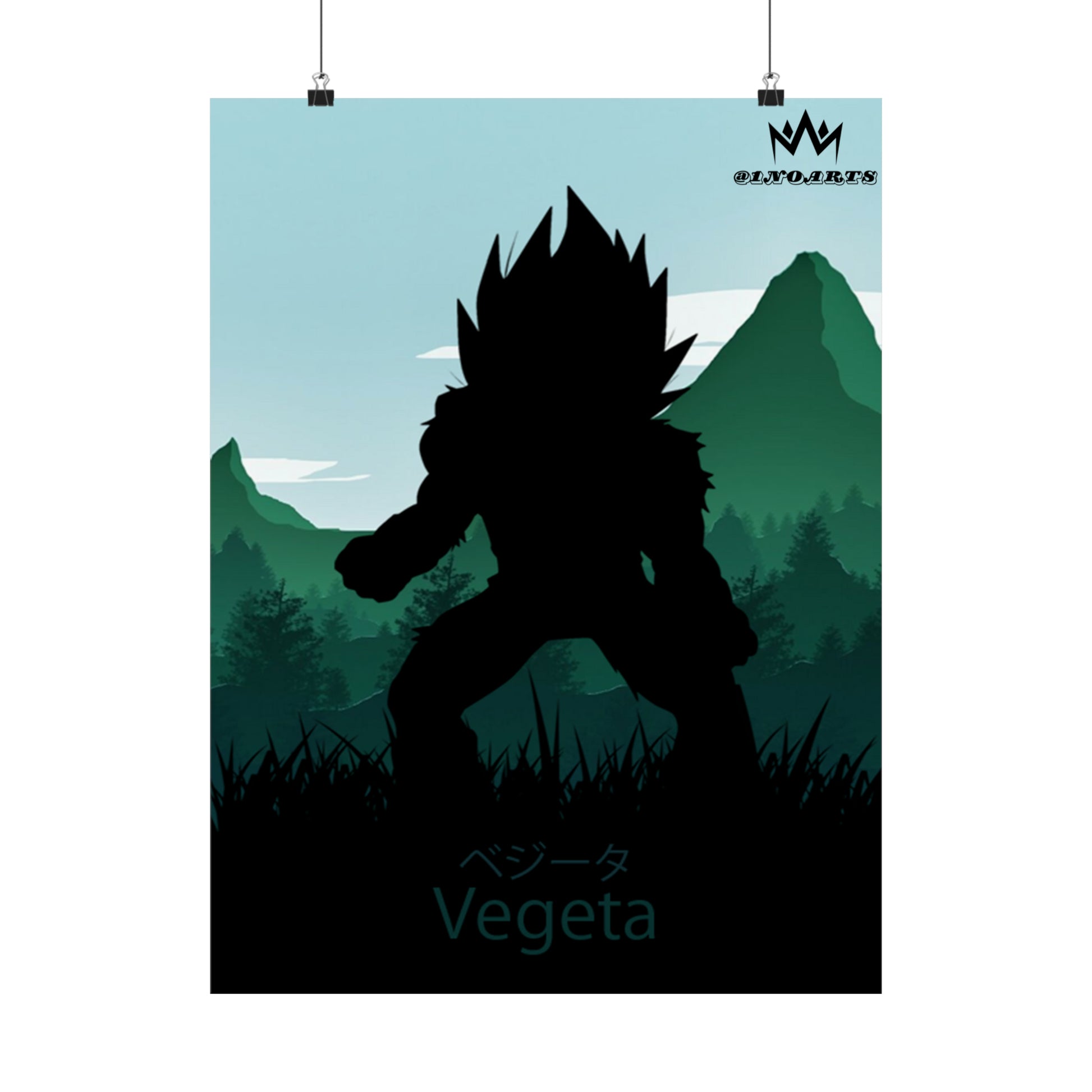 Vegeta Minimalist Poster #5 - Collective Prints