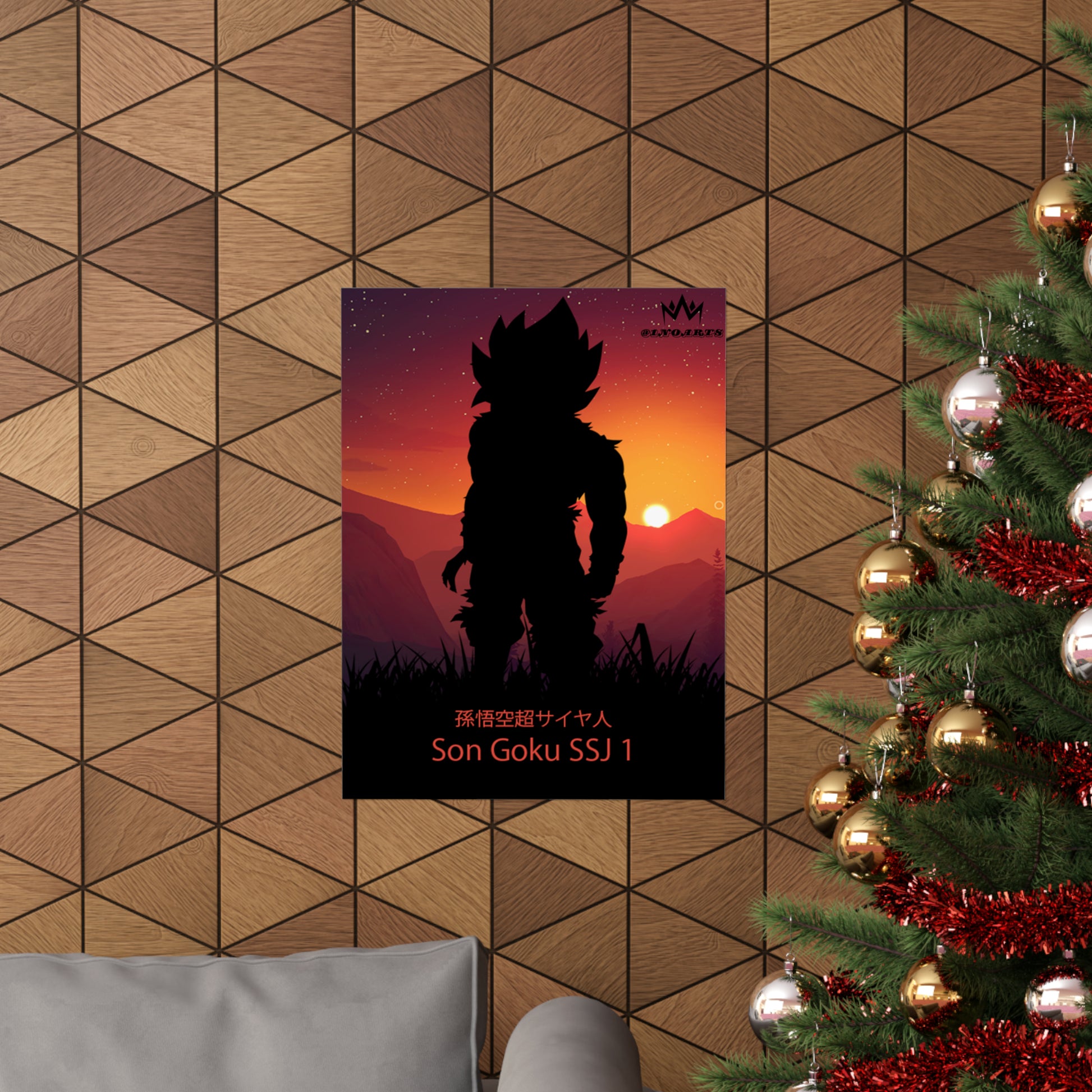 Son Goku Super Saiyan 1 Minimalist Poster #5 - Collective Prints