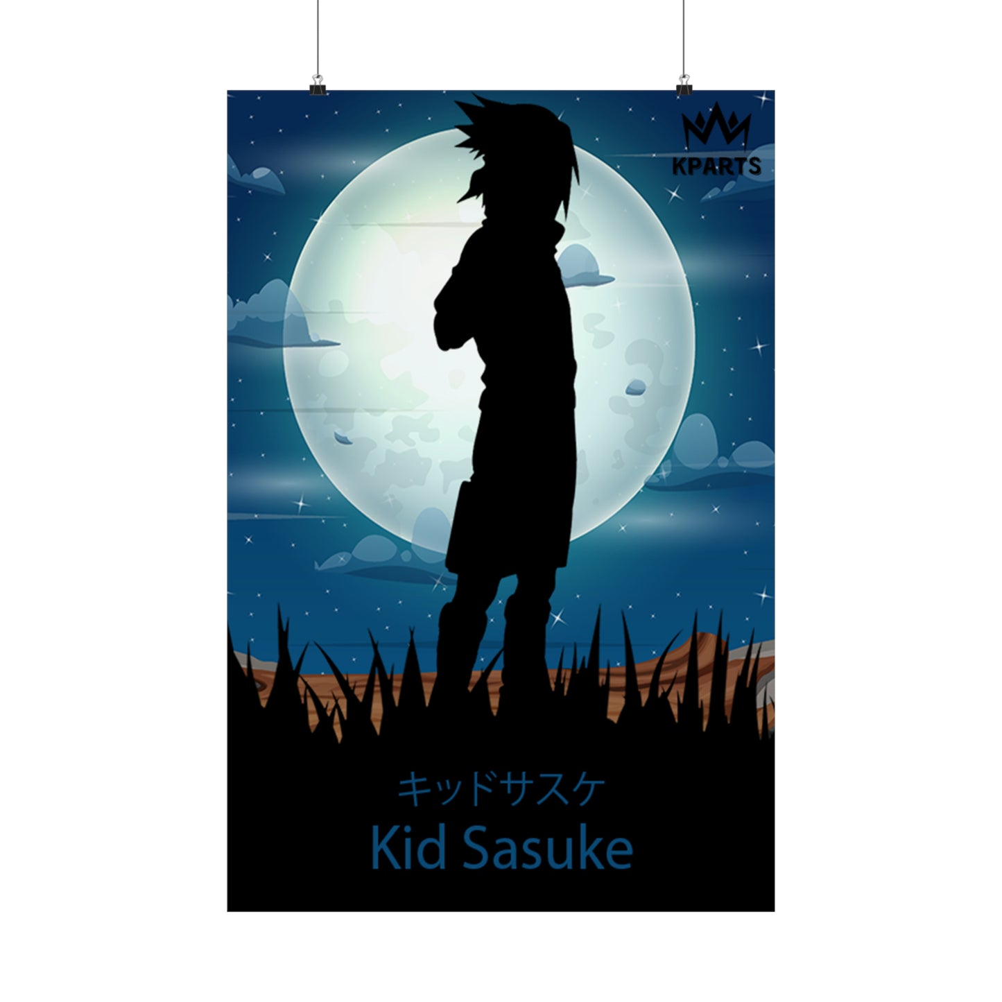 Sasuke Uchiha (Kid) Minimalist Poster #13