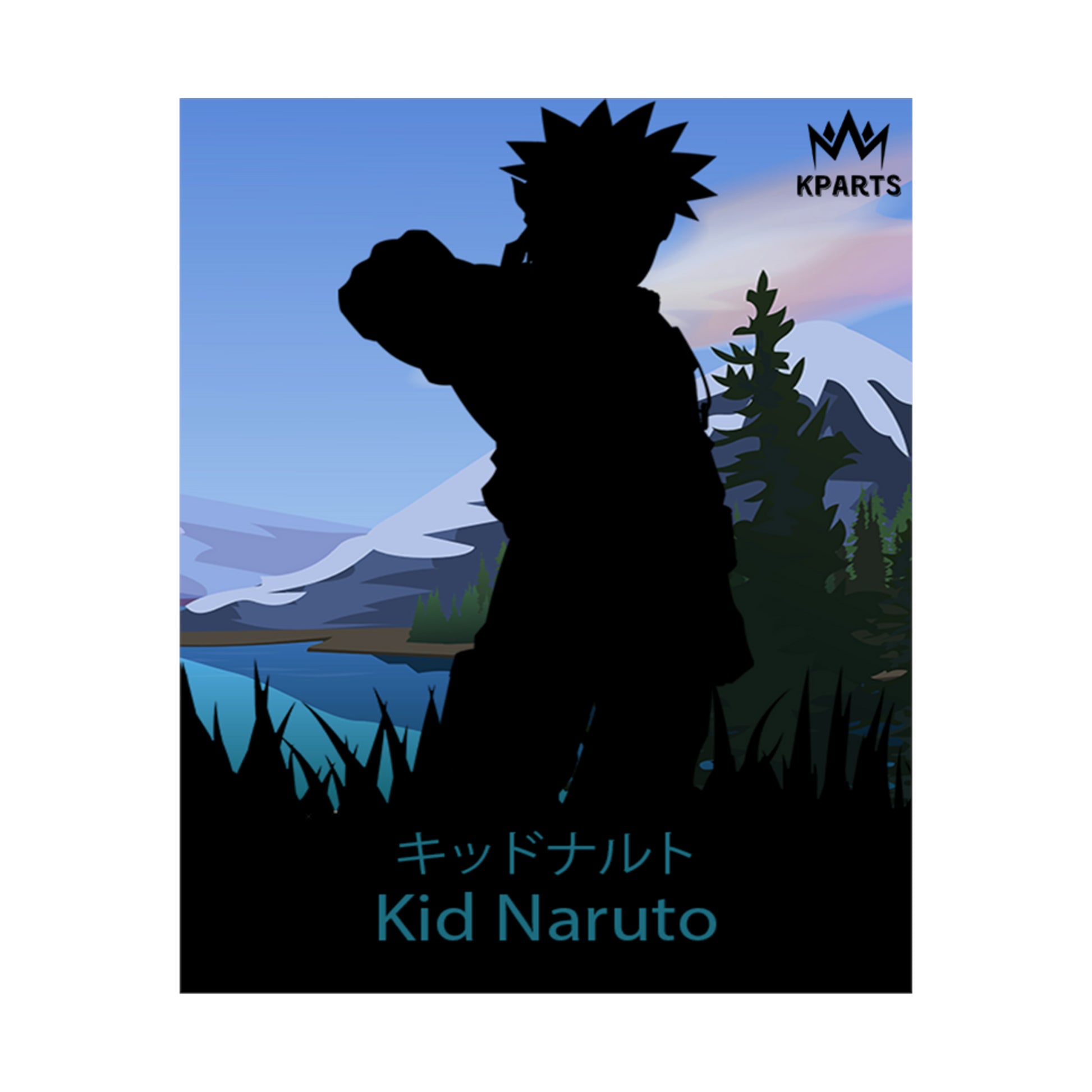 Naruto Uzumaki (Kid) Minimalist Poster #11 - Collective Prints