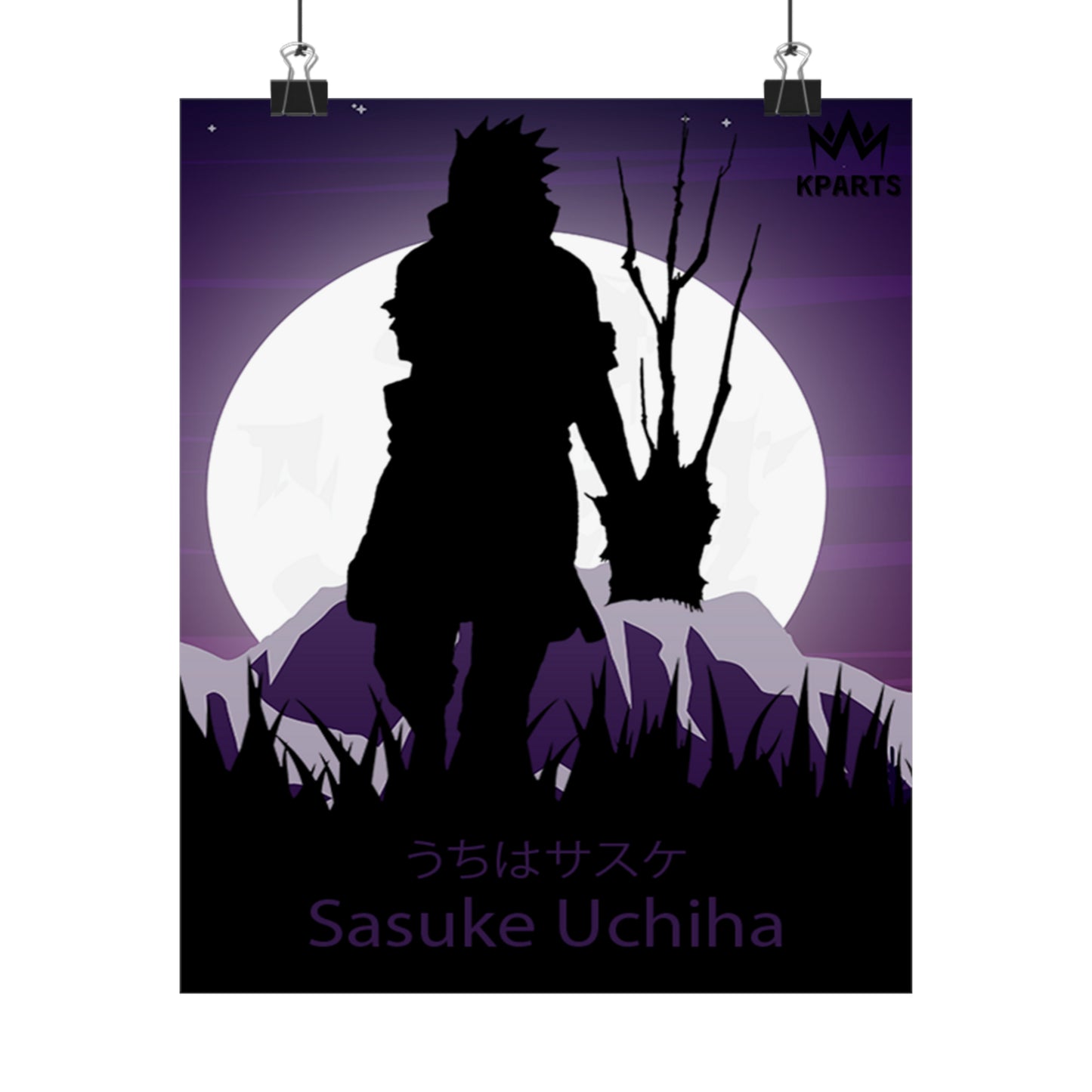 Sasuke Uchiha Minimalist Poster #7 - Collective Prints