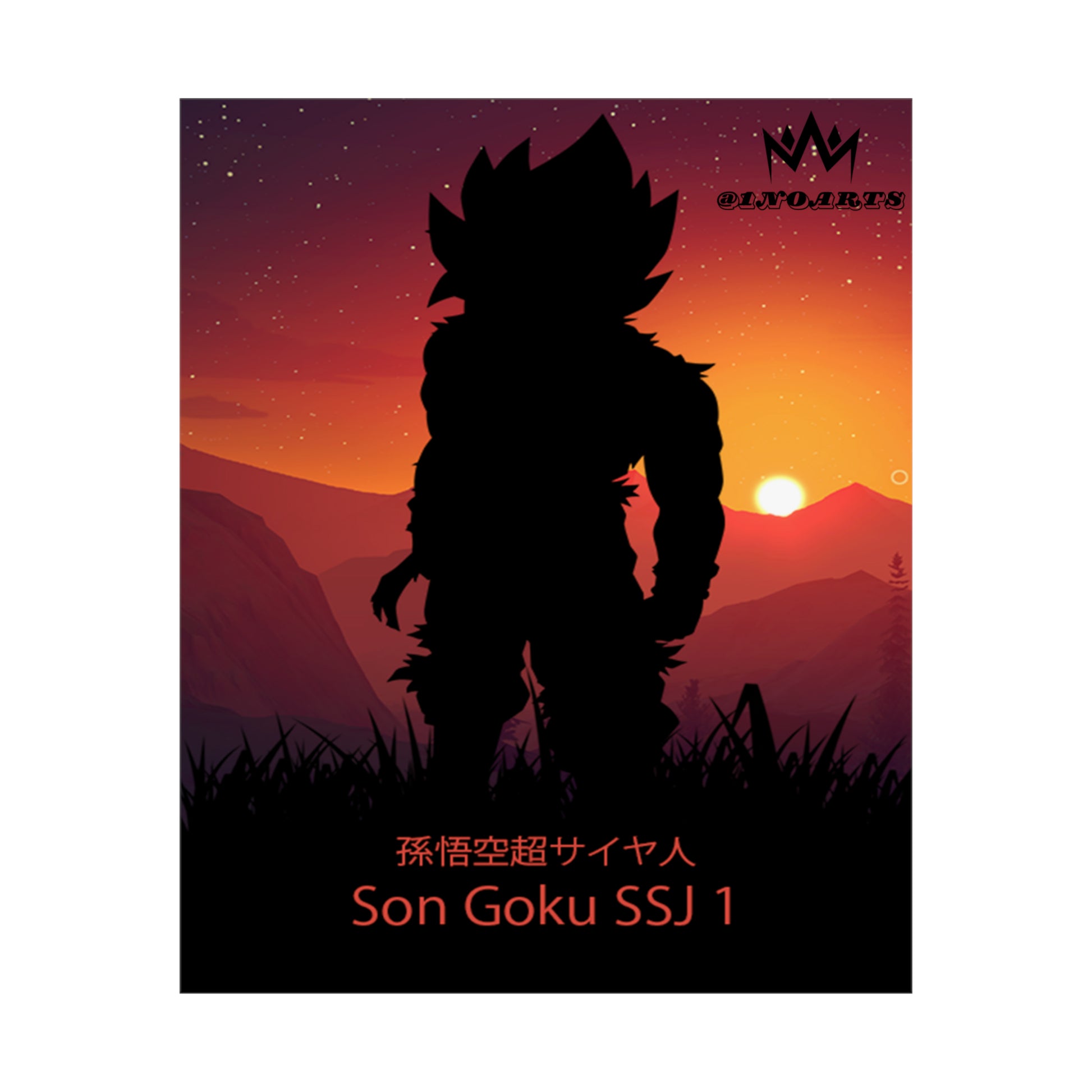 Son Goku Super Saiyan 1 Minimalist Poster #5 - Collective Prints