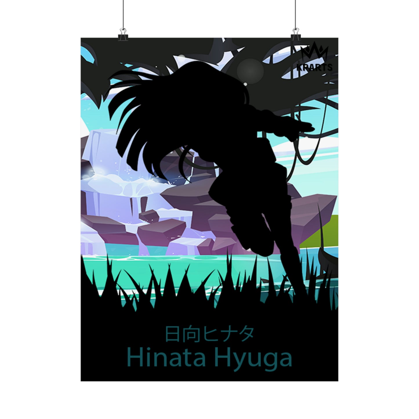 Hinata Hyuga Minimalist Poster #4