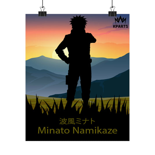 Minato Namikaze Minimalist Poster #3