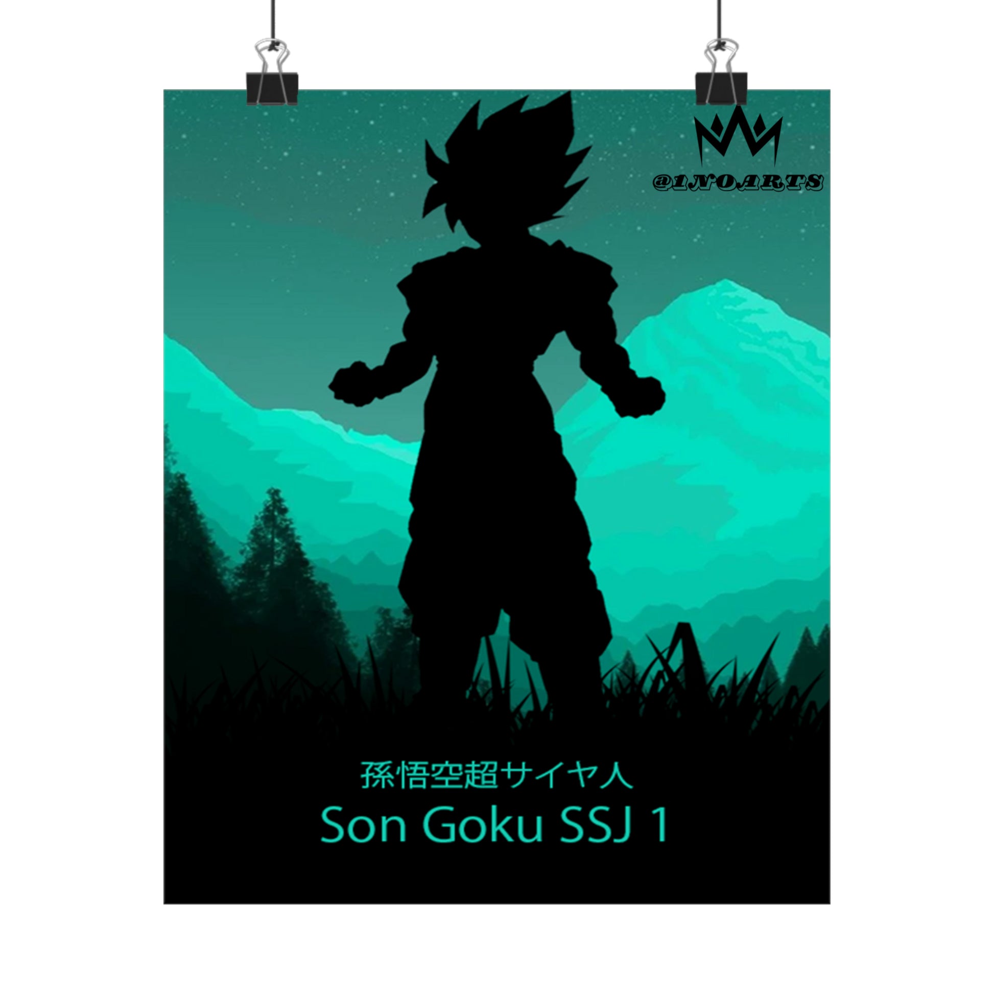 Son Goku Super Saiyan 1 Minimalist Poster #2 - Collective Prints