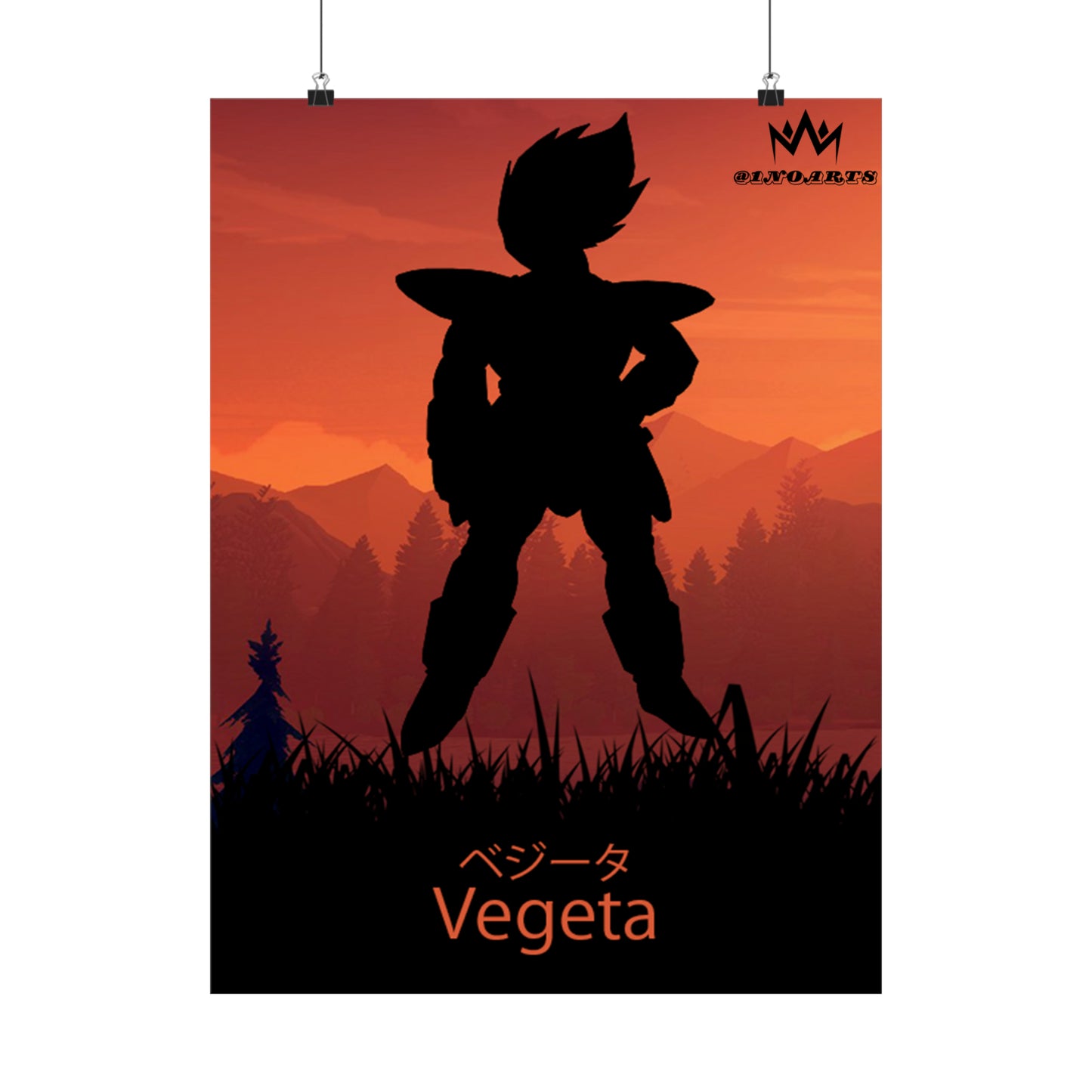 Vegeta Minimalist Poster #7 - Collective Prints