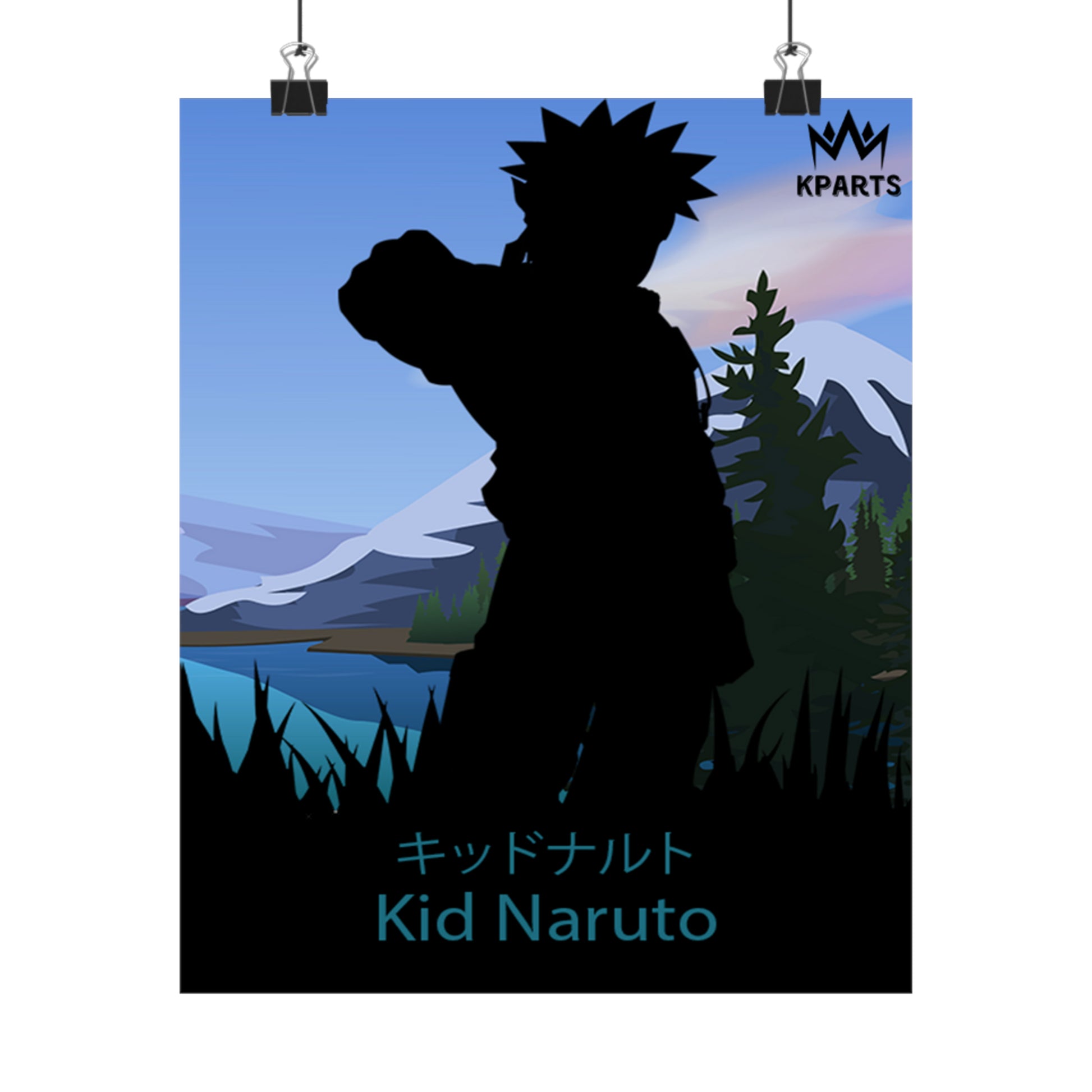 Naruto Uzumaki (Kid) Minimalist Poster #11 - Collective Prints