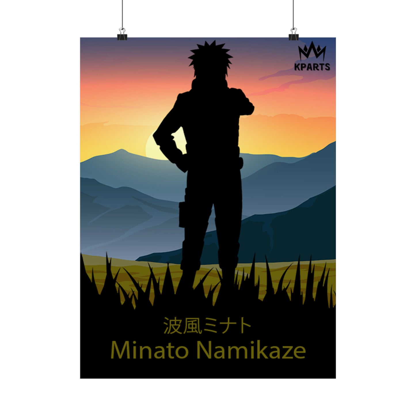 Minato Namikaze Minimalist Poster #3