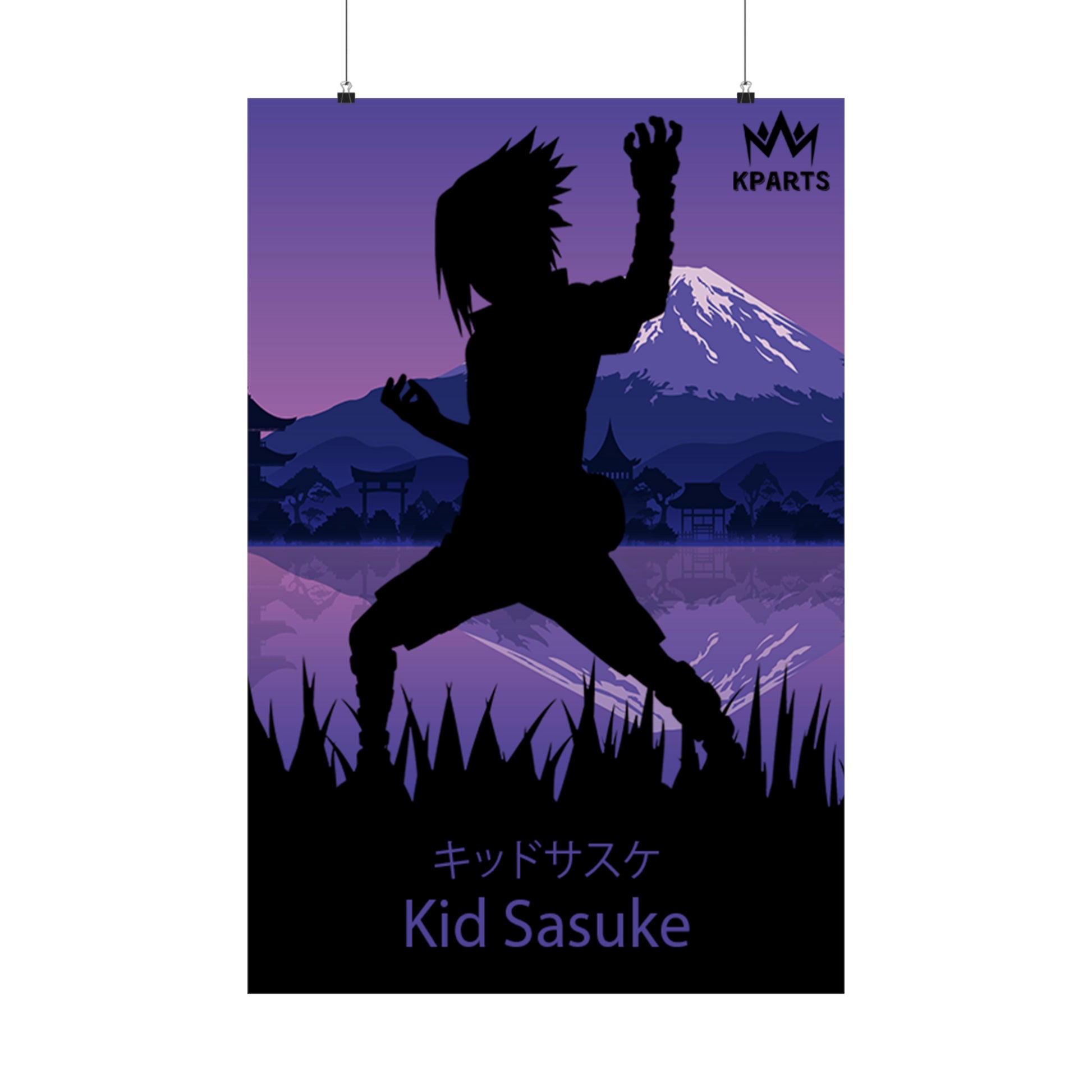 Sasuke Uchiha (Kid) Minimalist Poster #15 - Collective Prints