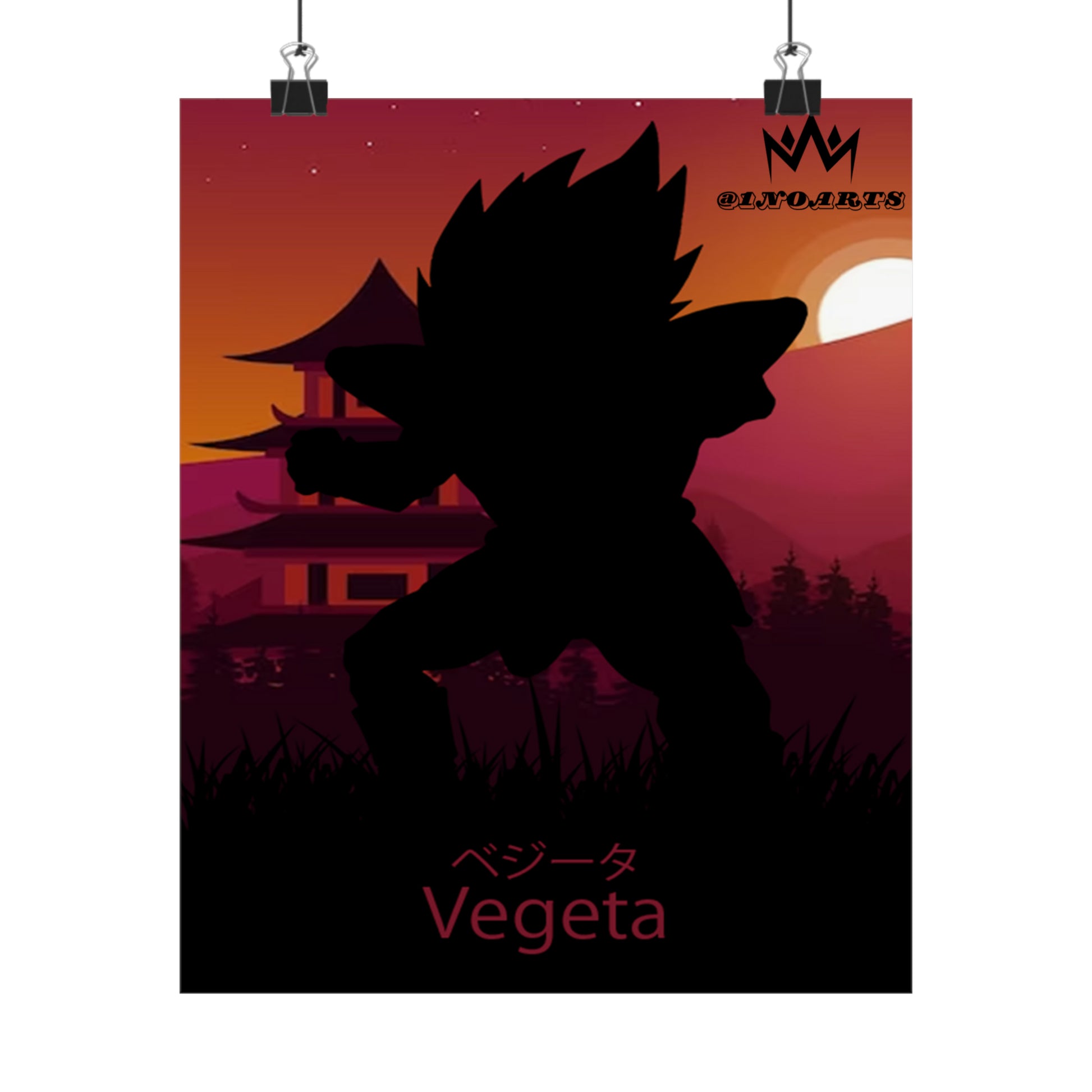 Vegeta Minimalist Poster #6 - Collective Prints