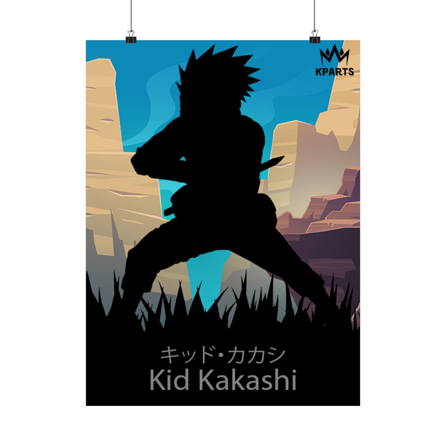 Kakashi Hatake (Kid) Minimalist Poster #12