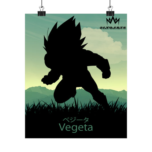 Vegeta Minimalist Poster #1 - Collective Prints