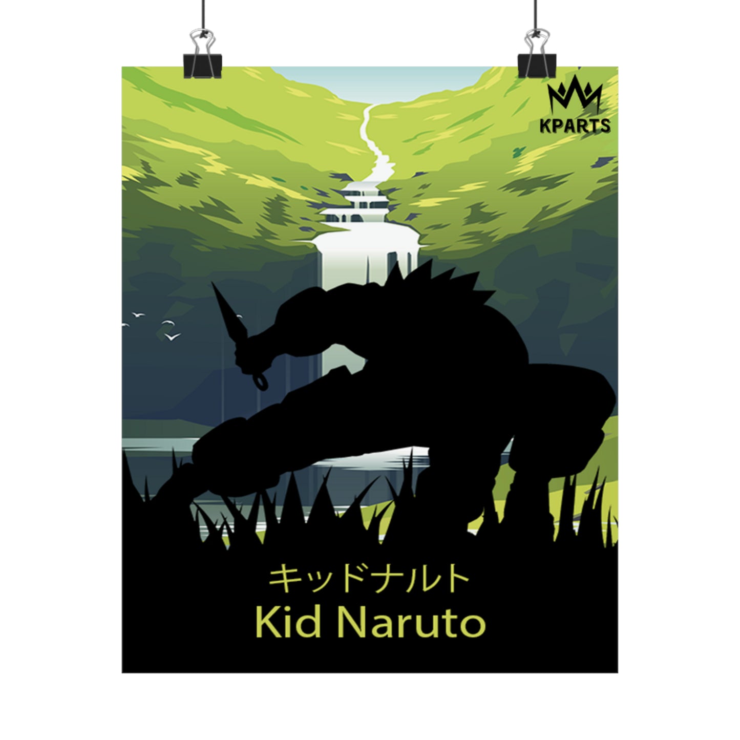 Naruto Uzumaki (Kid) Minimalist Poster #13 - Collective Prints