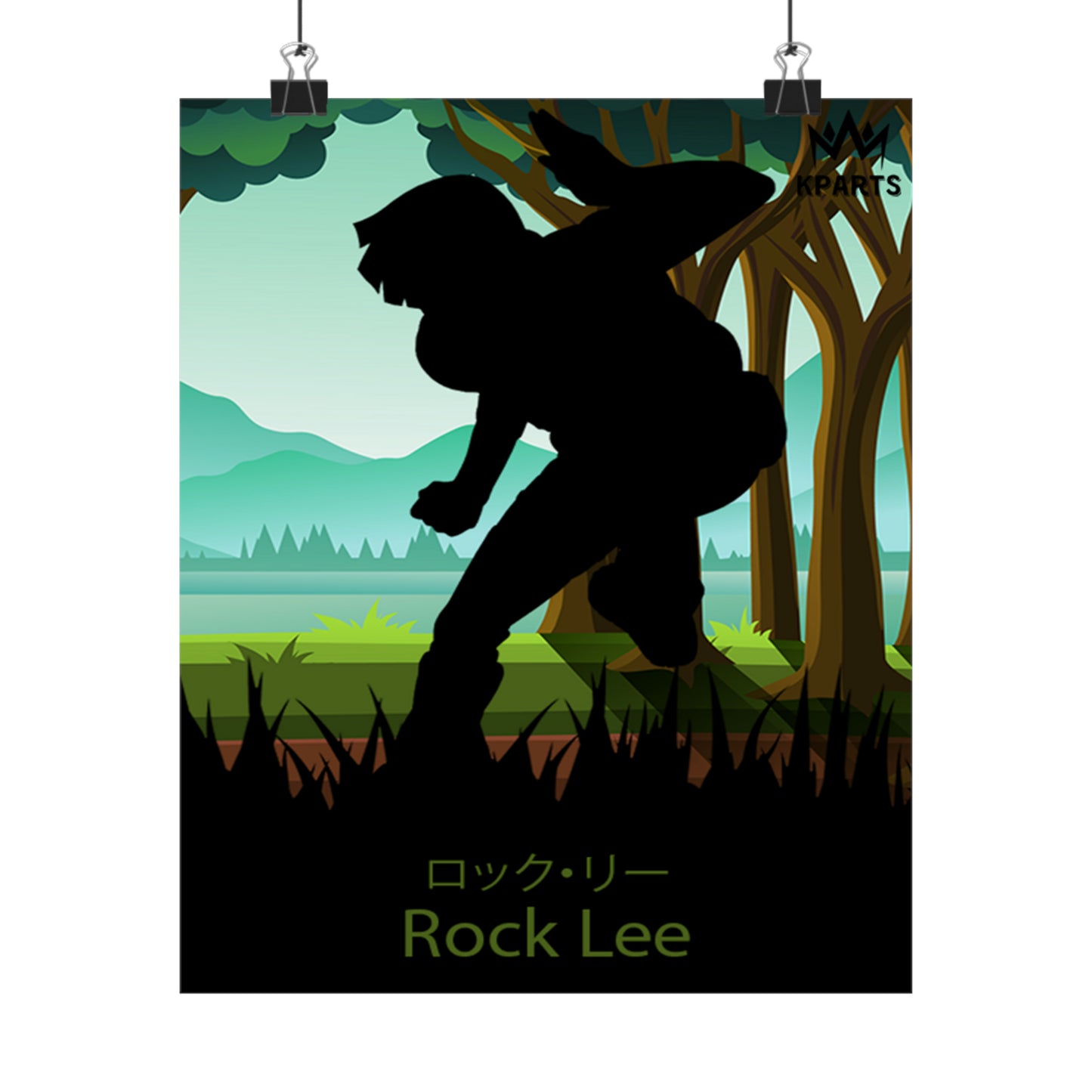 Rock Lee Minimalist Poster #9