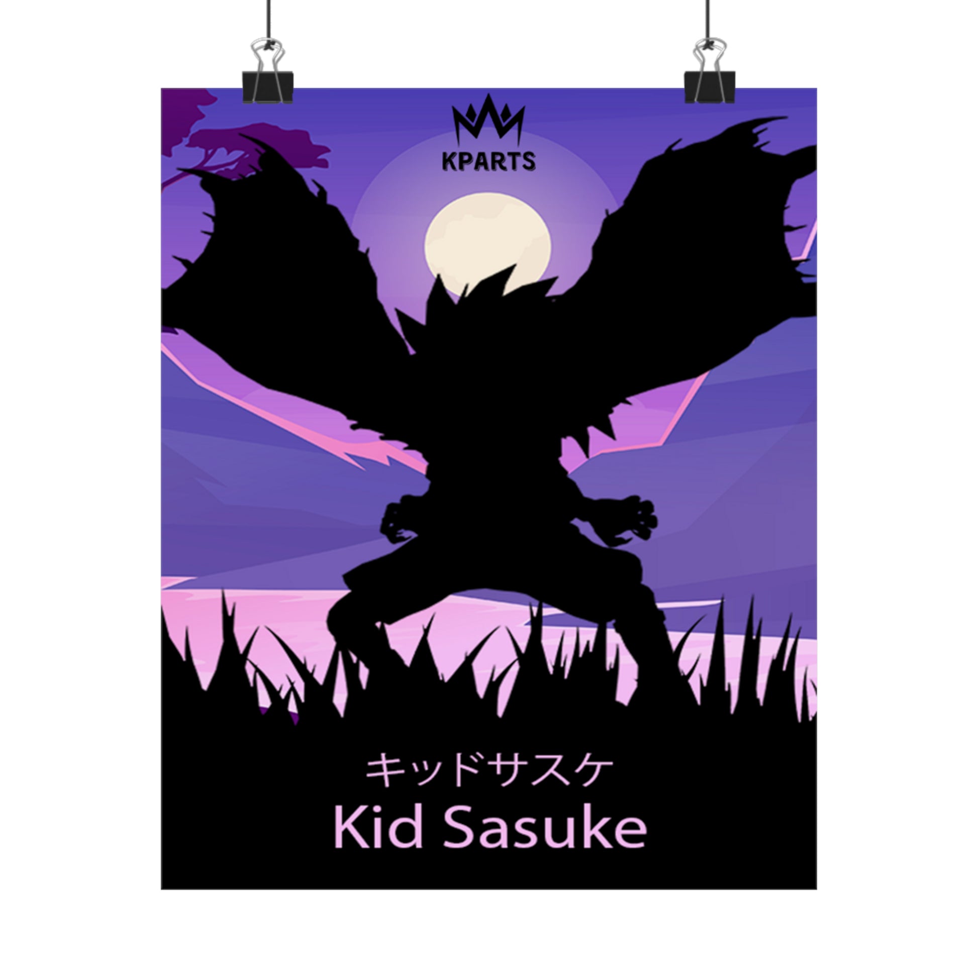 Sasuke Uchiha (Kid) Minimalist Poster #16 - Collective Prints