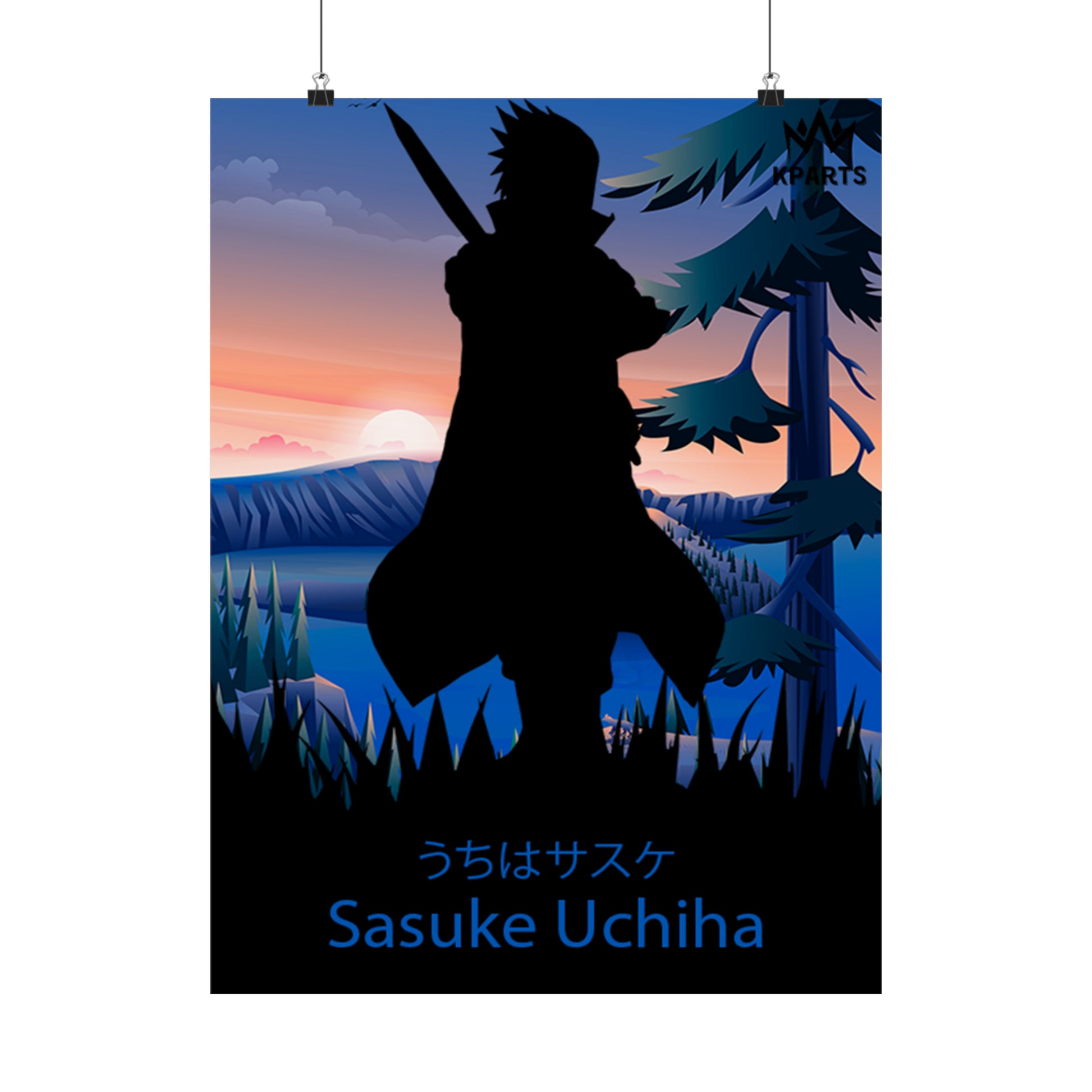 Sasuke Uchiha Minimalist Poster #9 - Collective Prints