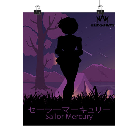 Sailor Mercury Minimalist Poster #4