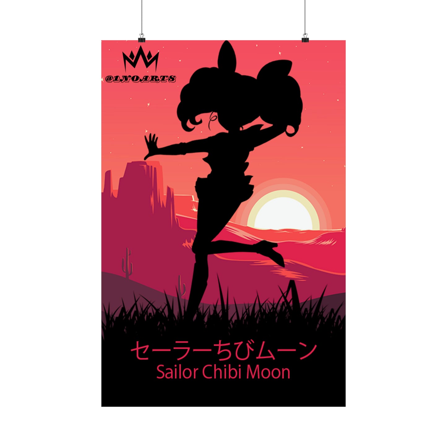 Sailor Chibi Moon Minimalist Poster #6