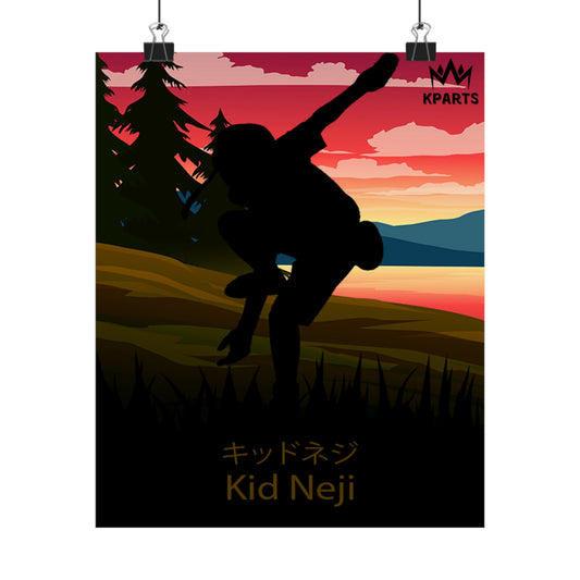 Neji Hyuga (Kid) Minimalist Poster #12