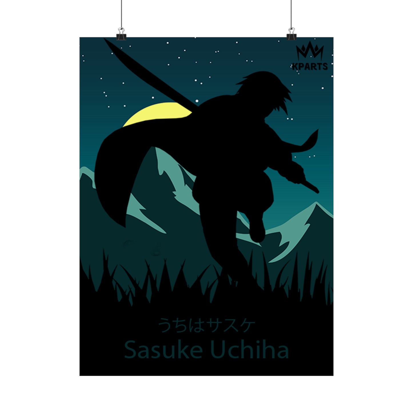 Sasuke Uchiha Minimalist Poster #3 - Collective Prints