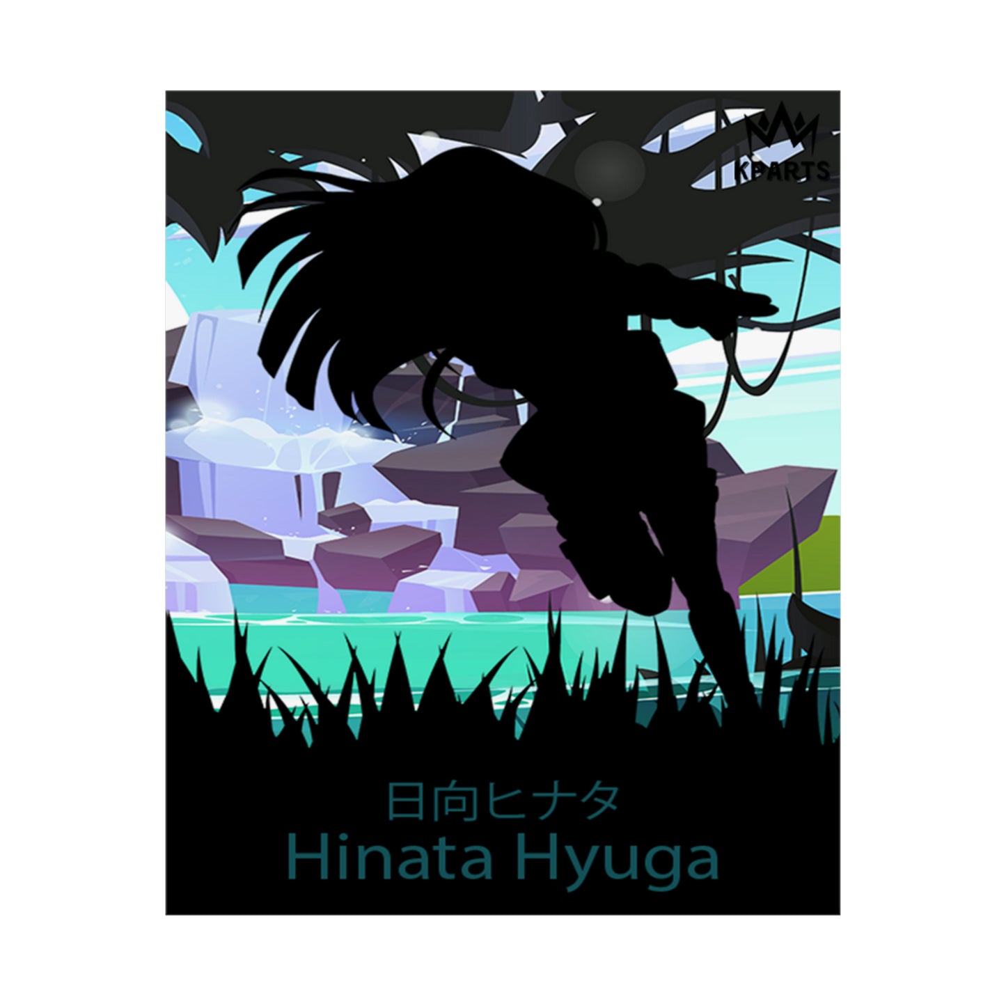 Hinata Hyuga Minimalist Poster #4