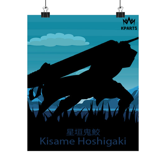 Kisame Hoshigaki Minimalist Poster #2 - Collective Prints