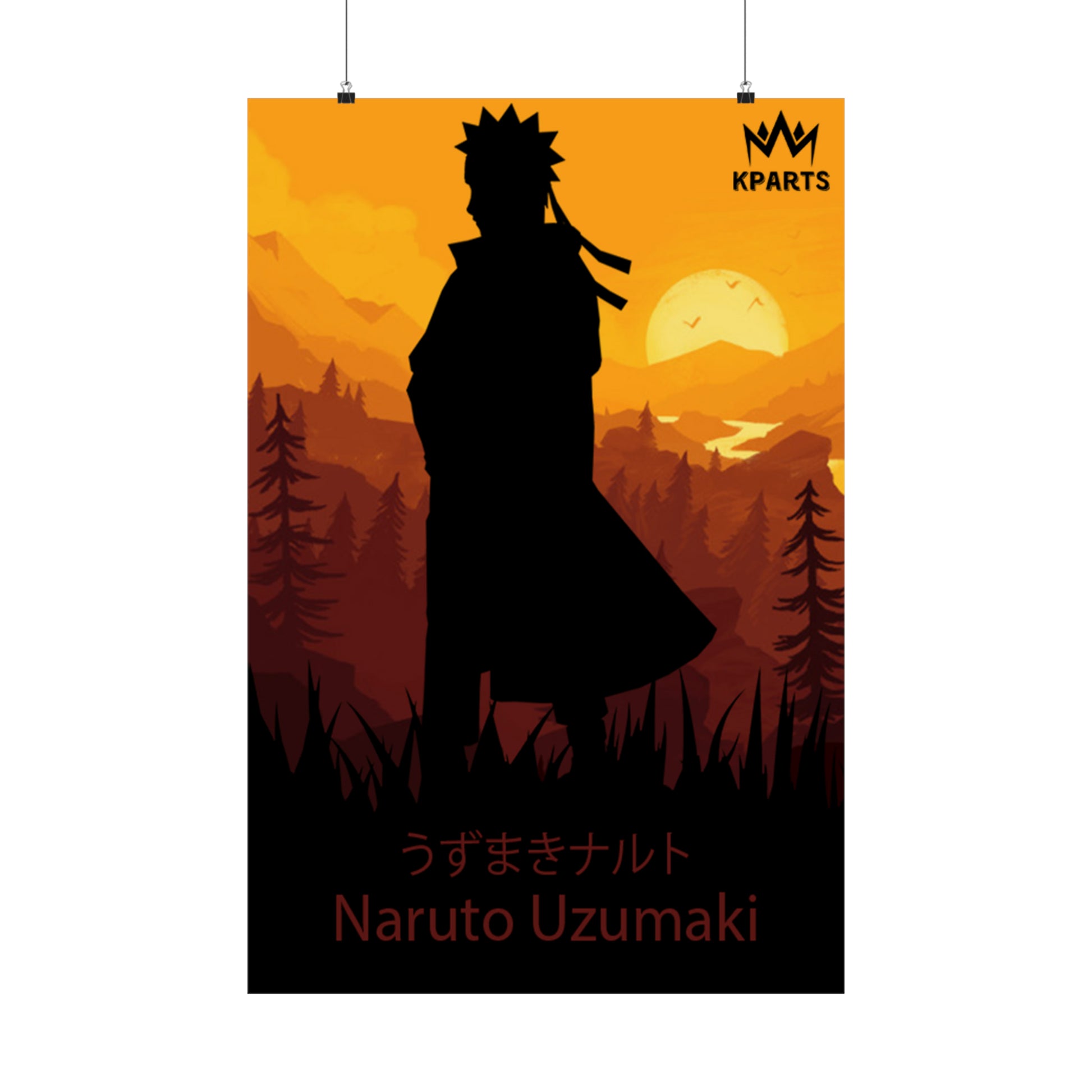 Naruto Uzumaki Minimalist Poster #2 - Collective Prints