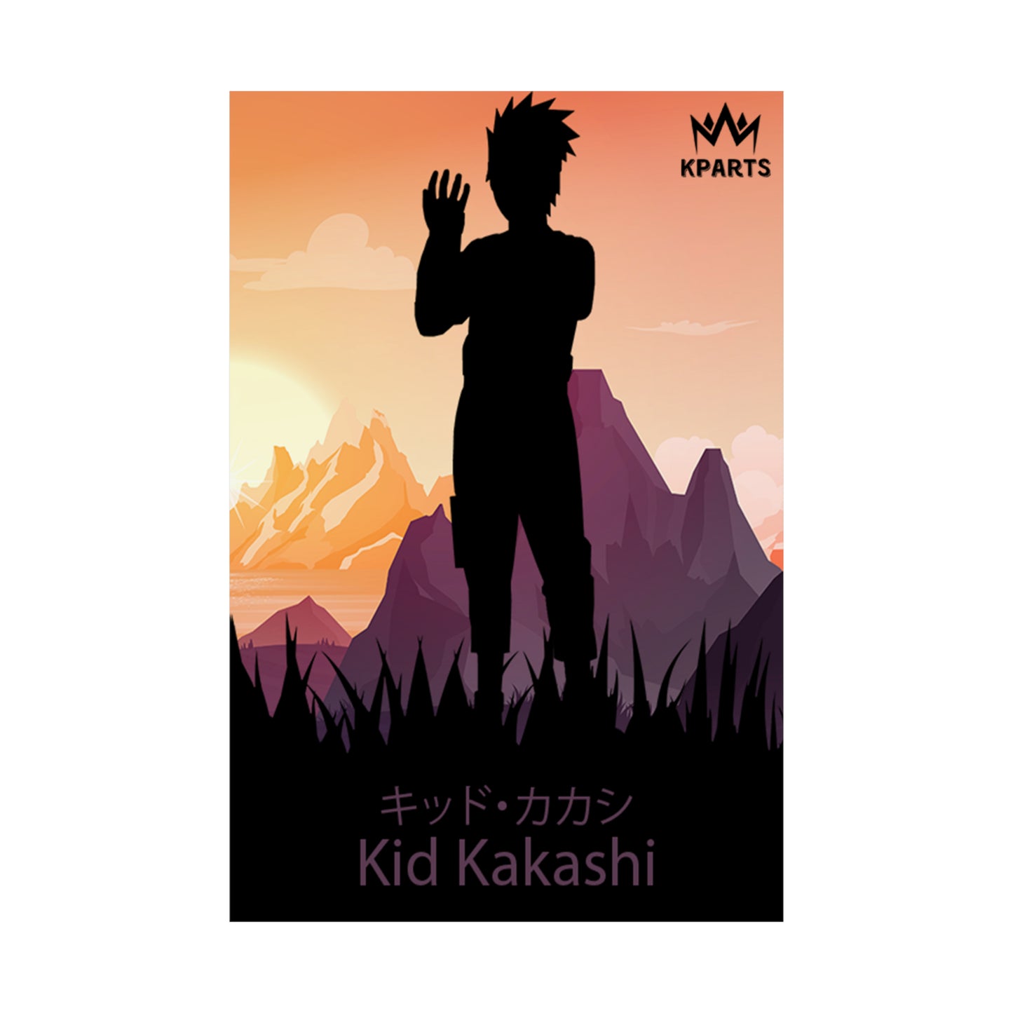 Kakashi Hatake (Kid) Minimalist Poster #11