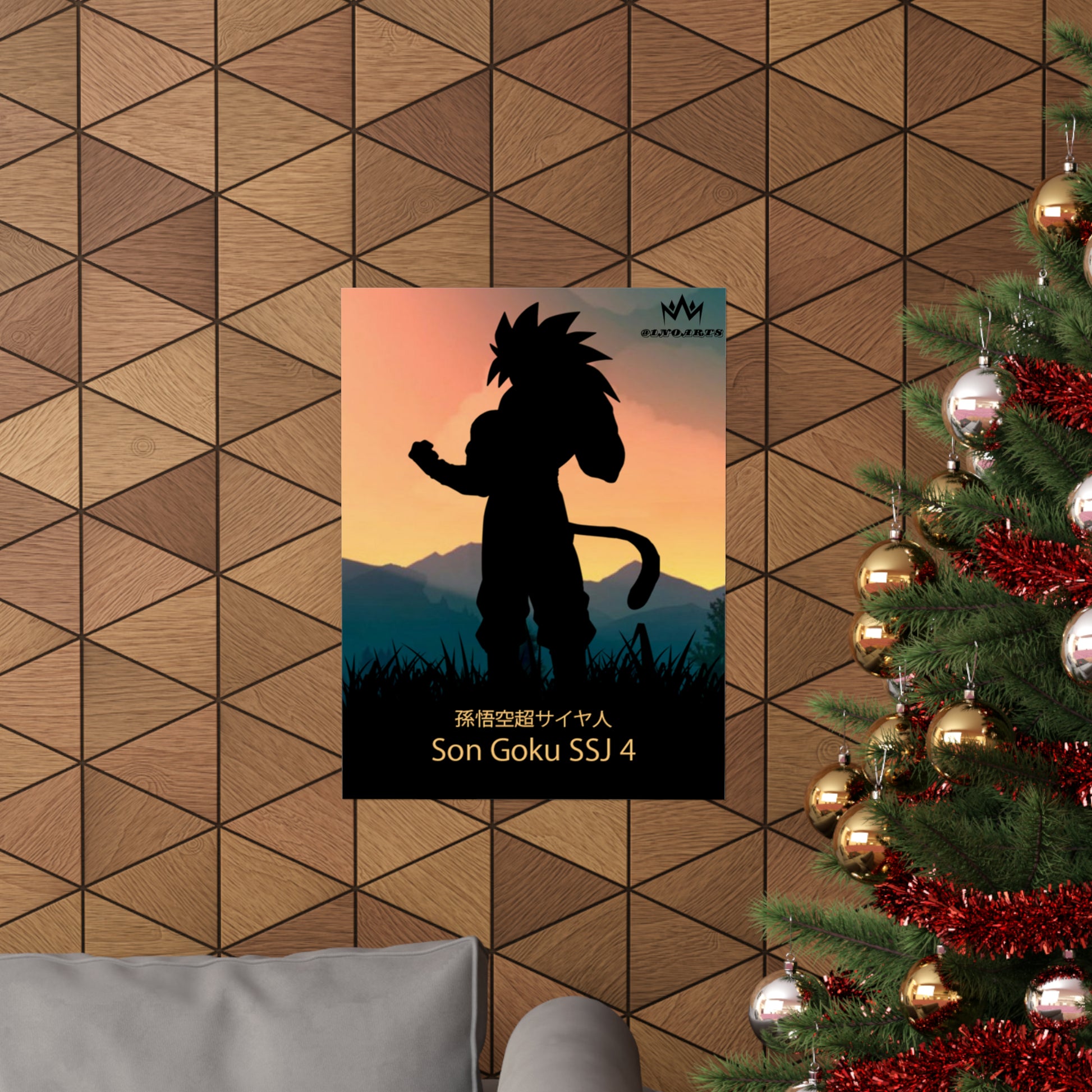 Son Goku Super Saiyan 4 Minimalist Poster #1 - Collective Prints