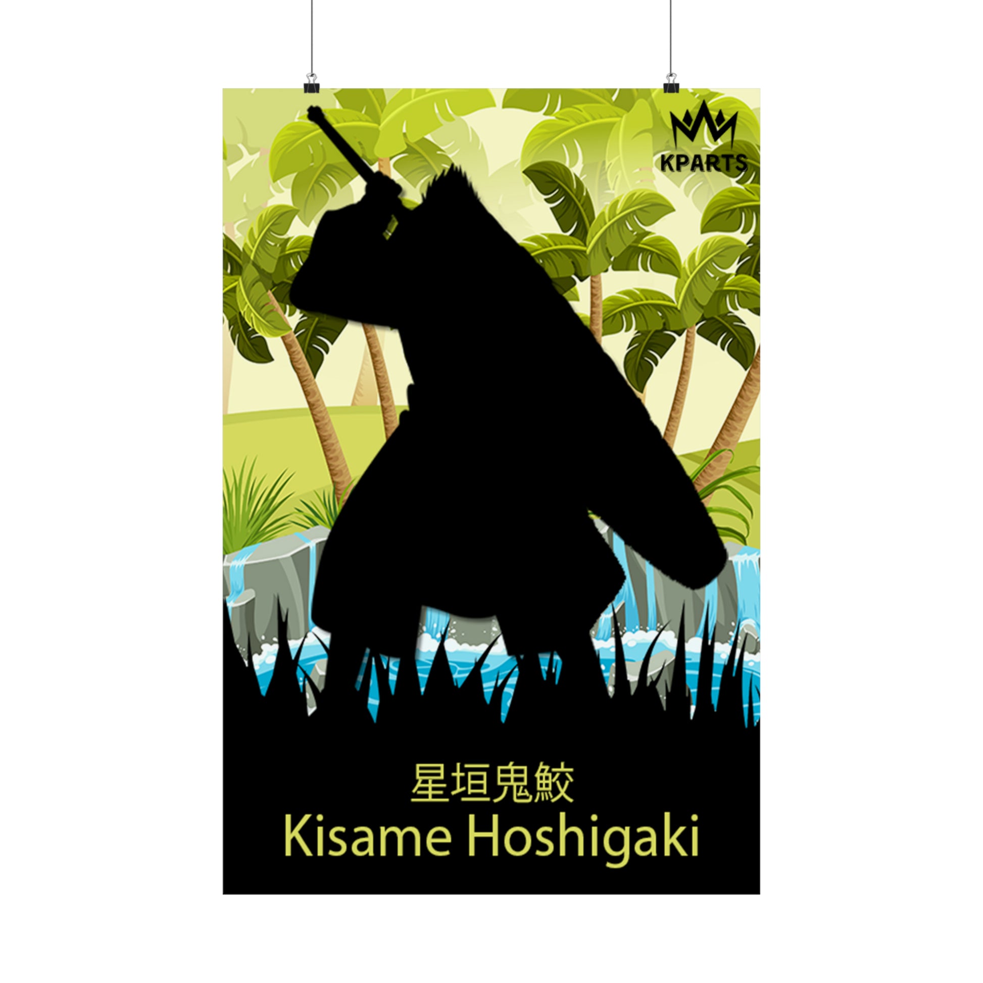 Kisame Hoshigaki Minimalist Poster #5 - Collective Prints