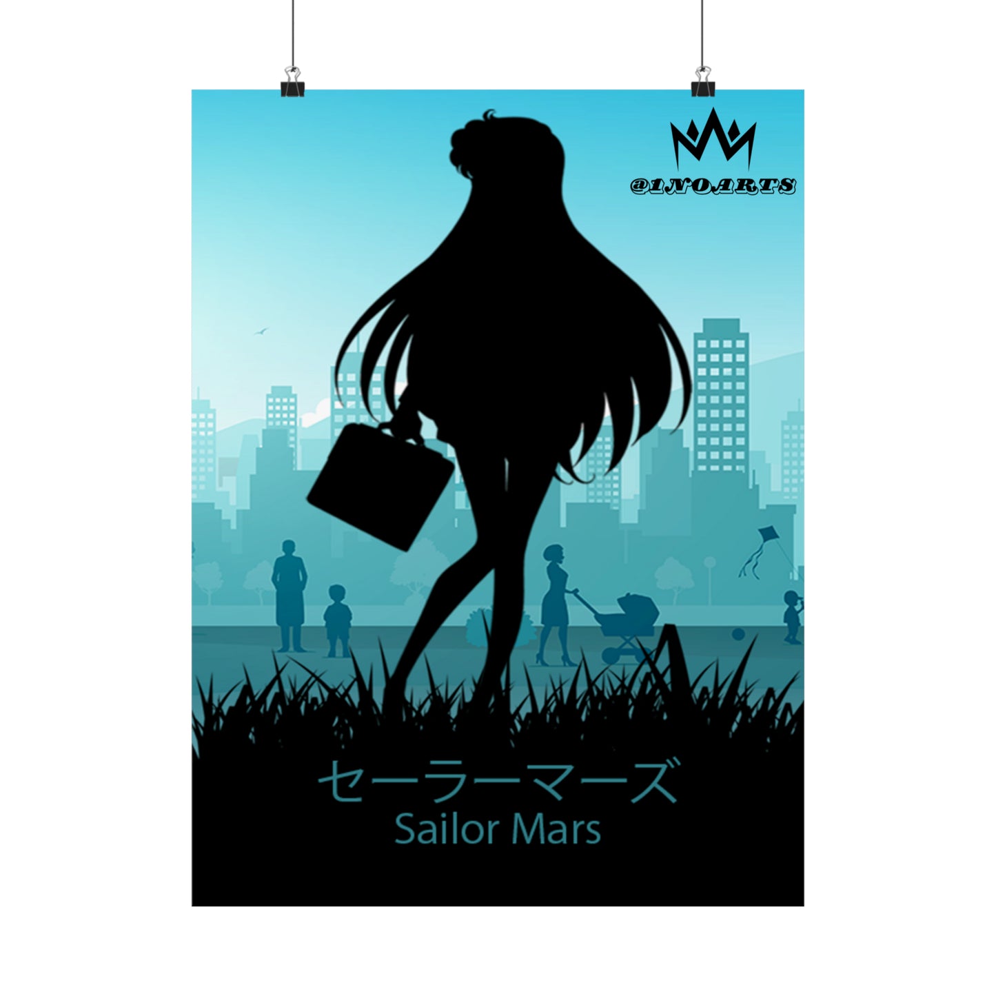 Sailor Mars Minimalist Poster #1