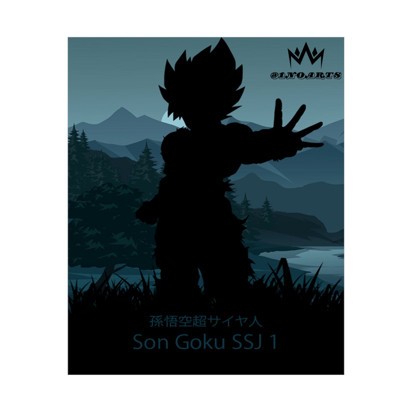 Son Goku Super Saiyan 1 Minimalist Poster #1 - Collective Prints