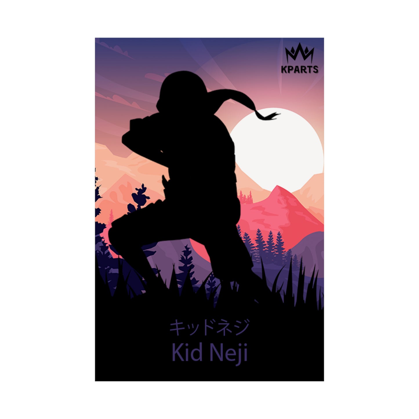 Neji Hyuga (Kid) Minimalist Poster #9