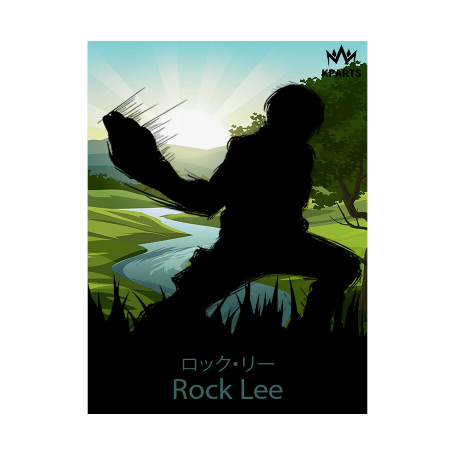 Rock Lee Minimalist Poster #7