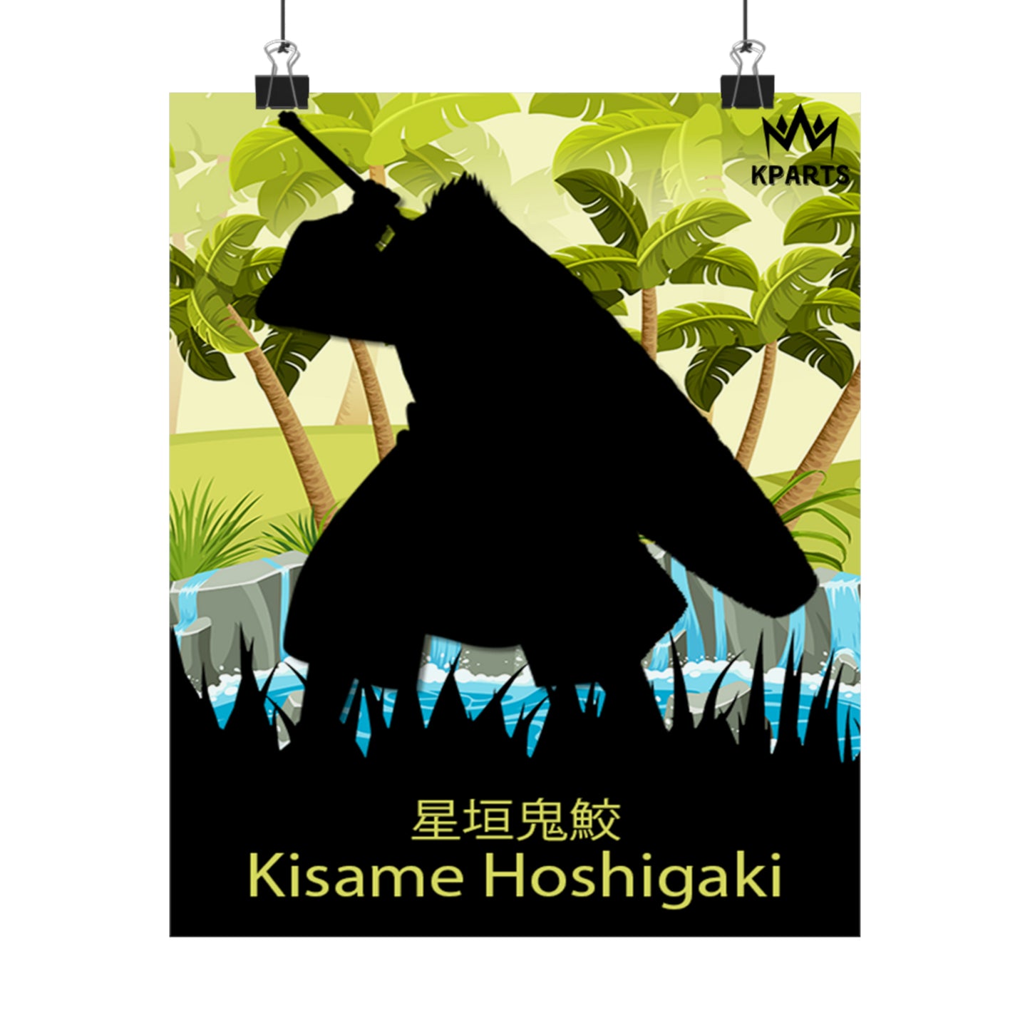 Kisame Hoshigaki Minimalist Poster #5 - Collective Prints