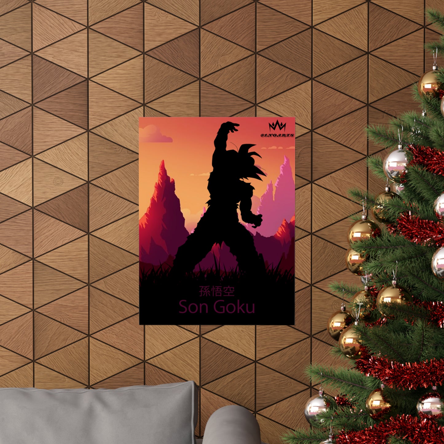 Son Goku Silhouette Poster #8 - Collective Prints