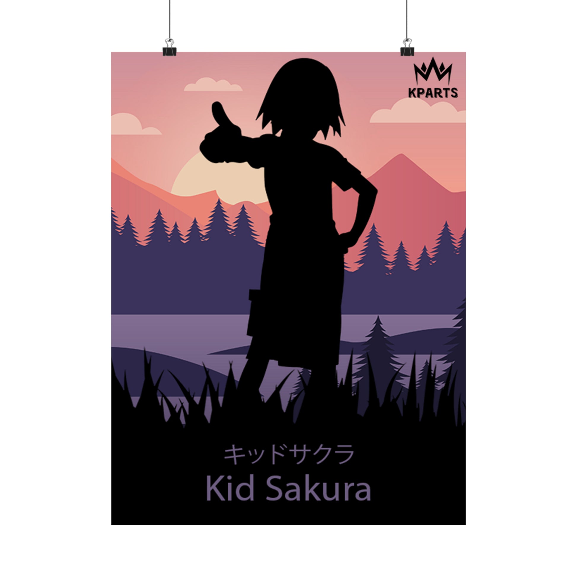 Sakura Haruno (Kid) Minimalist Poster #18 - Collective Prints