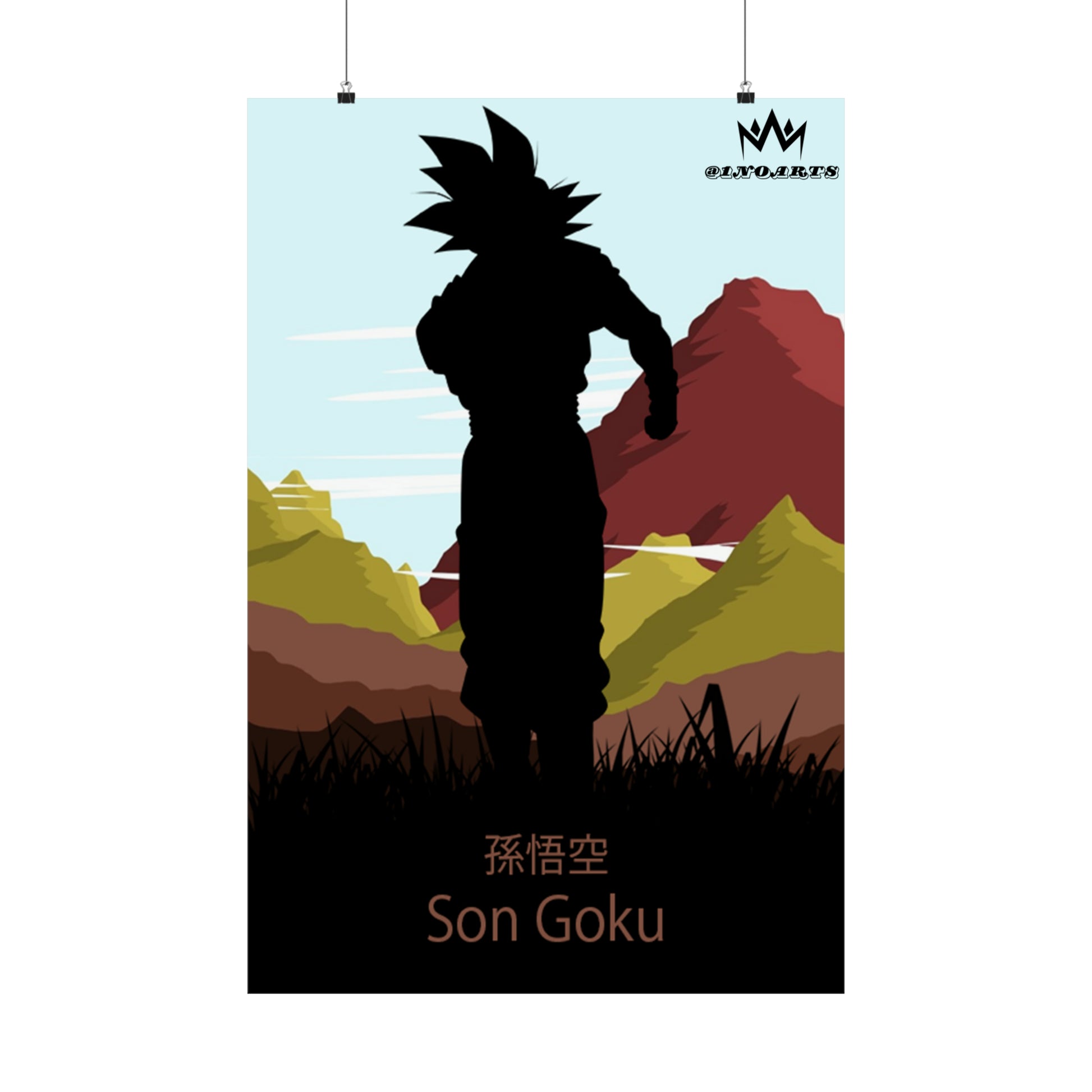 Son Goku Silhouette Poster #3 - Collective Prints