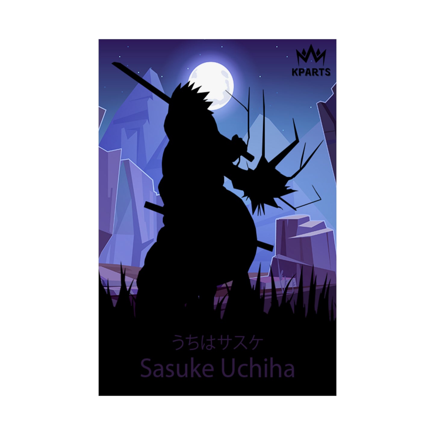 Sasuke Uchiha Minimalist Poster #1 - Collective Prints