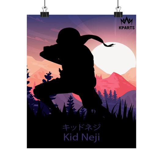 Neji Hyuga (Kid) Minimalist Poster #9